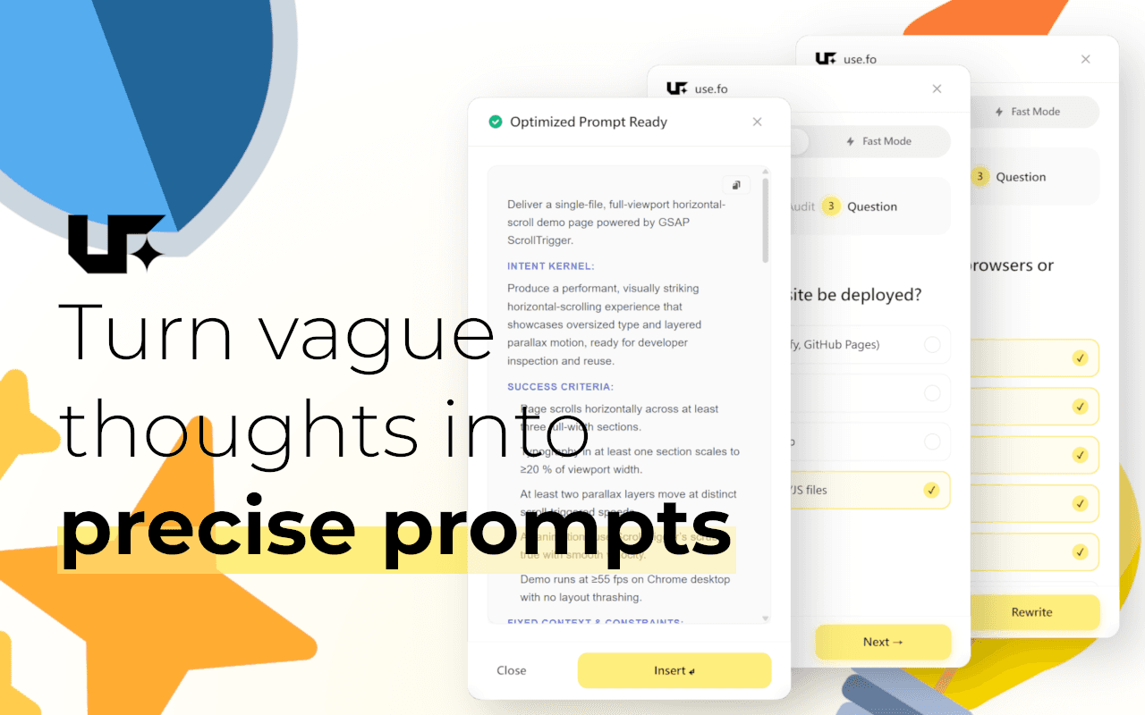 Use.fo - AI Prompt Writer screenshot 3