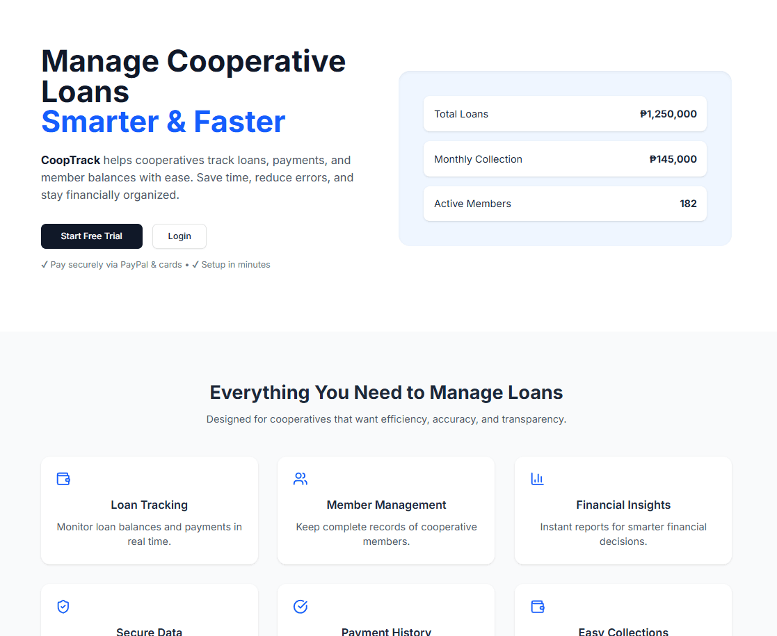 CoopTrack screenshot 3
