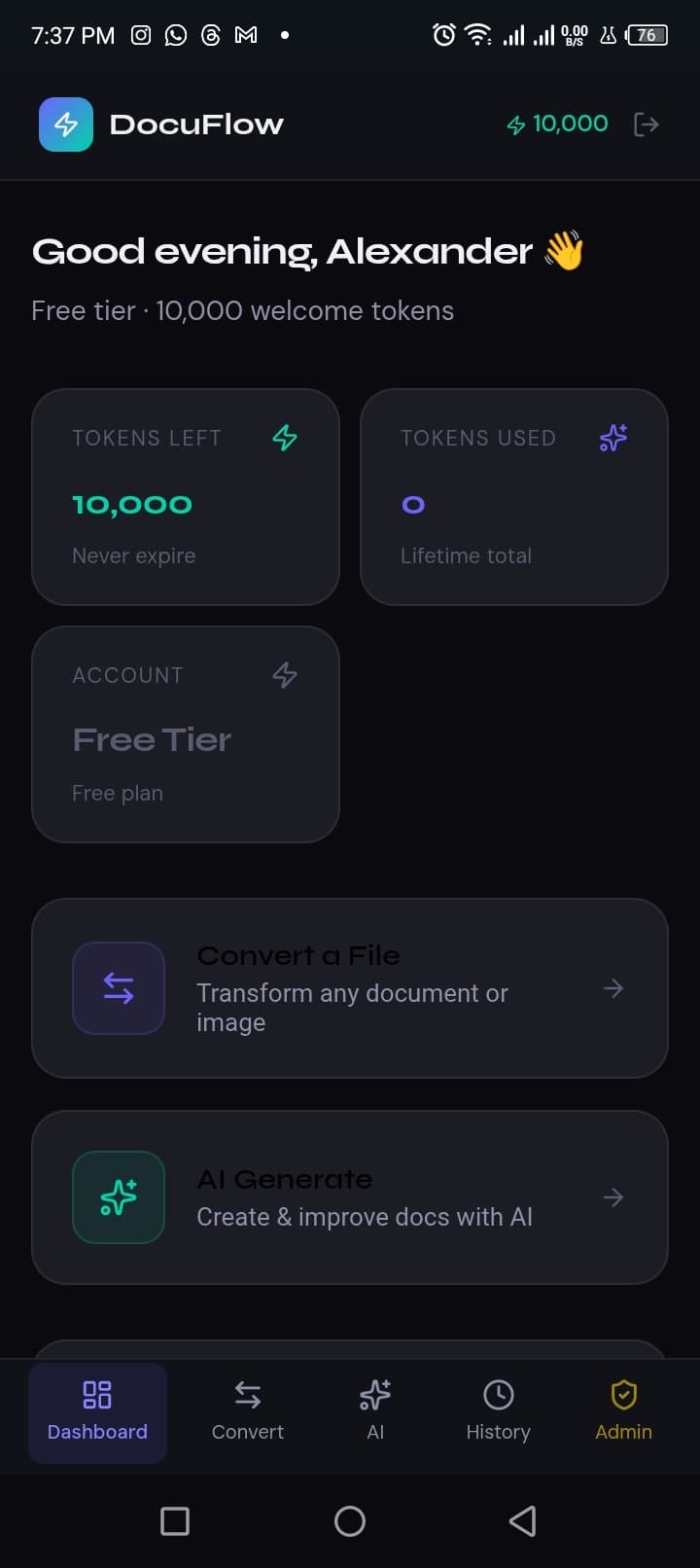 DocuFlow screenshot 1