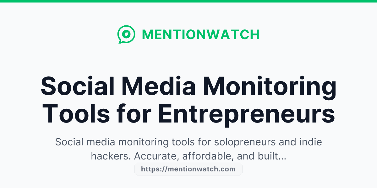 MentionWatch screenshot 1