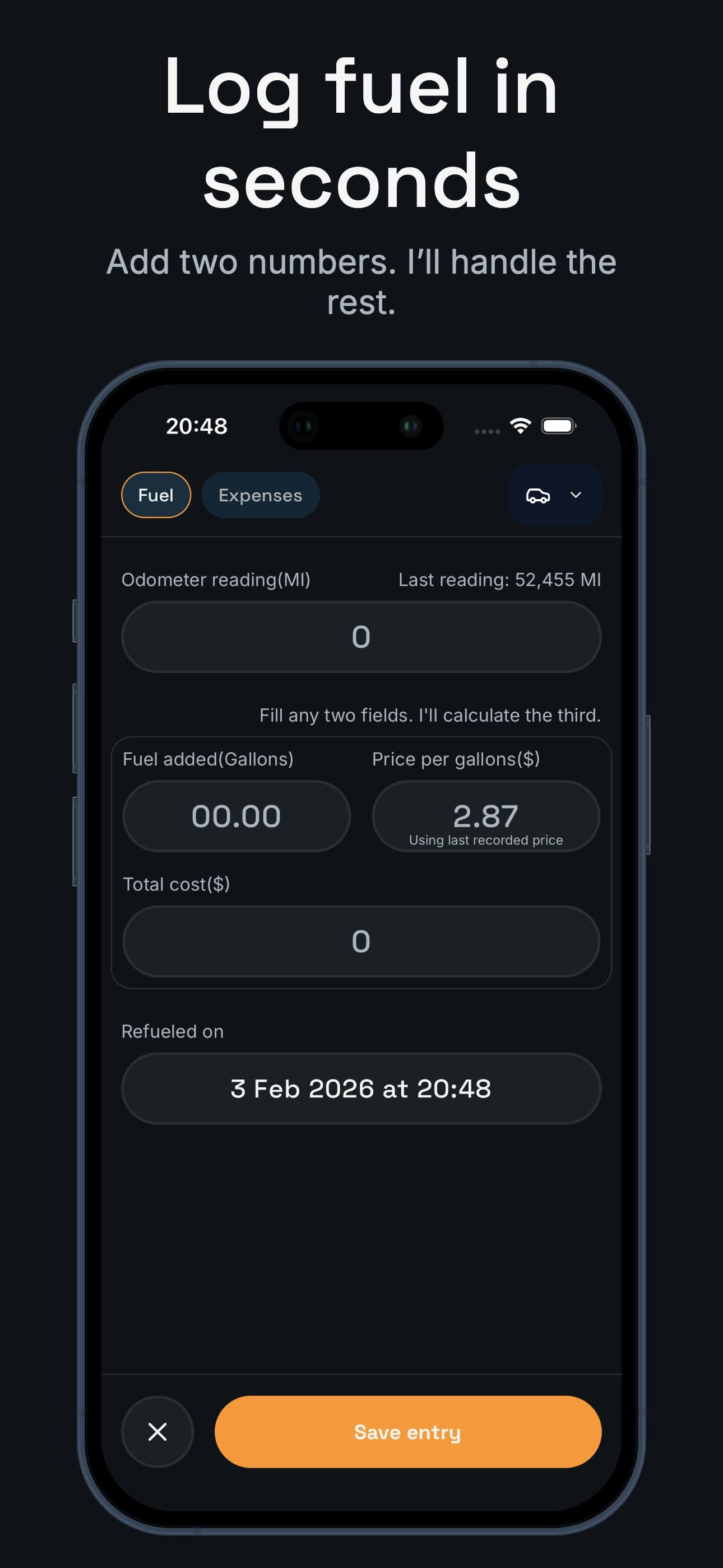 Leeway 1.2 – Beyond Fuel Tracking screenshot 6