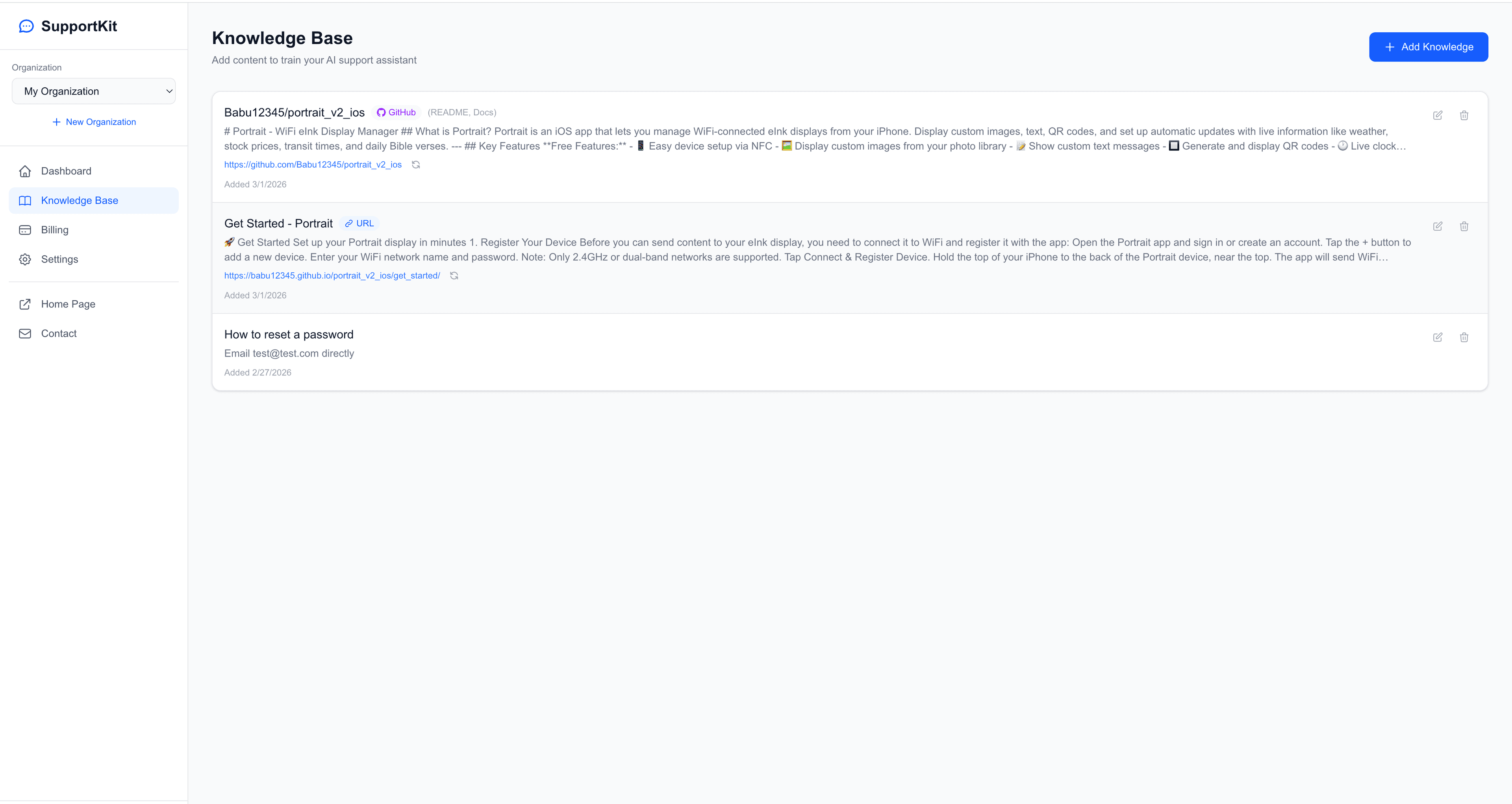 SupportKit screenshot 2
