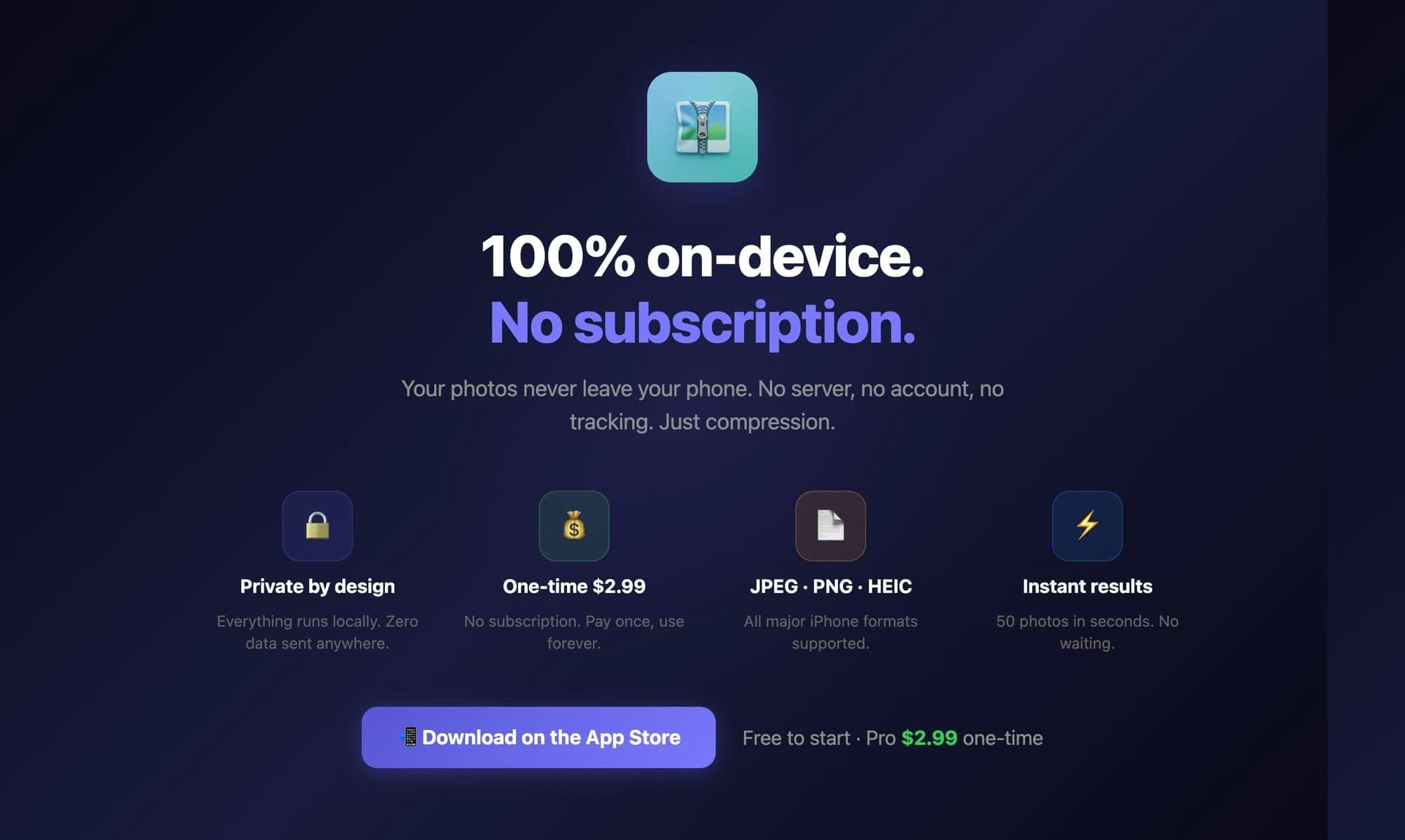 Squish — Photo Compressor screenshot 3