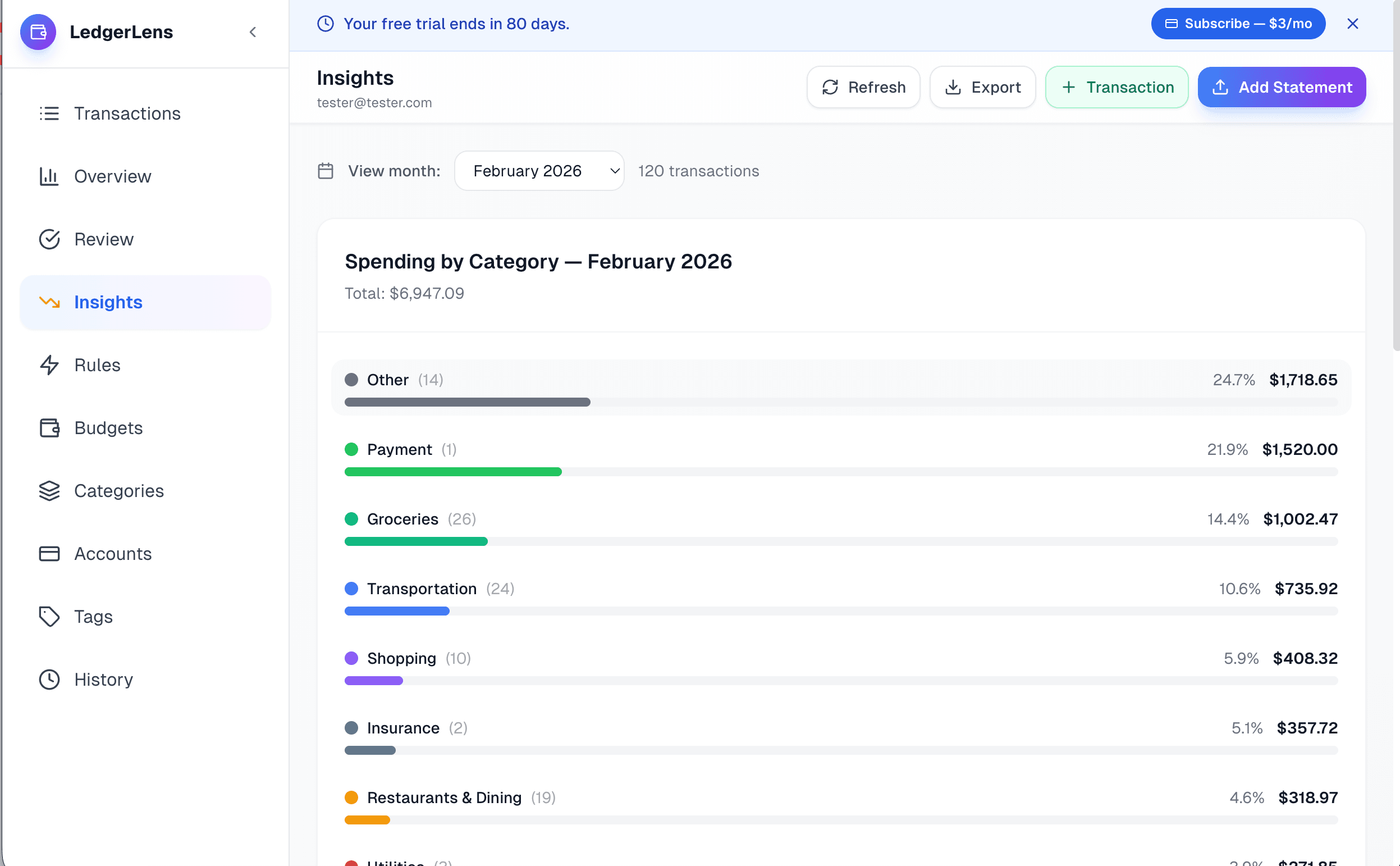 LedgerLens screenshot 2