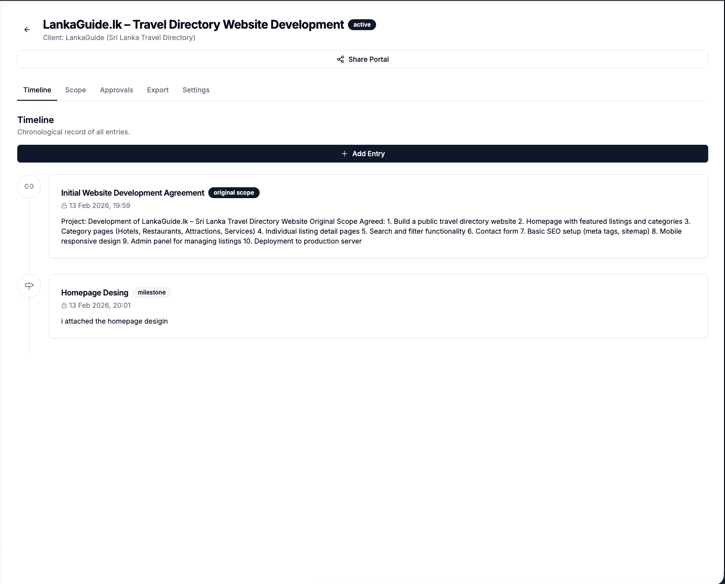 Clear Timeline screenshot 5