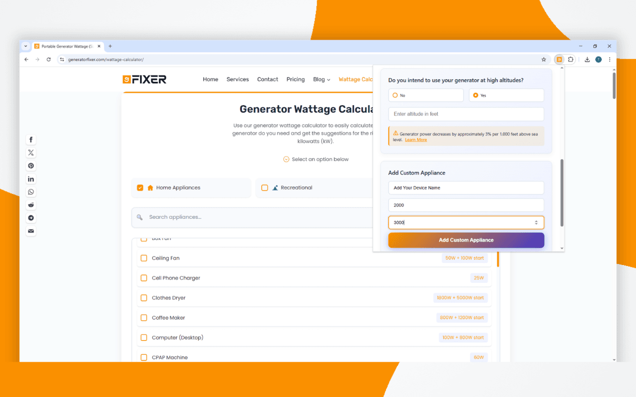 Generator Fixer screenshot 3