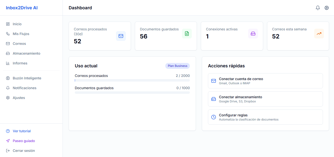 Inbox2Drive AI screenshot 1