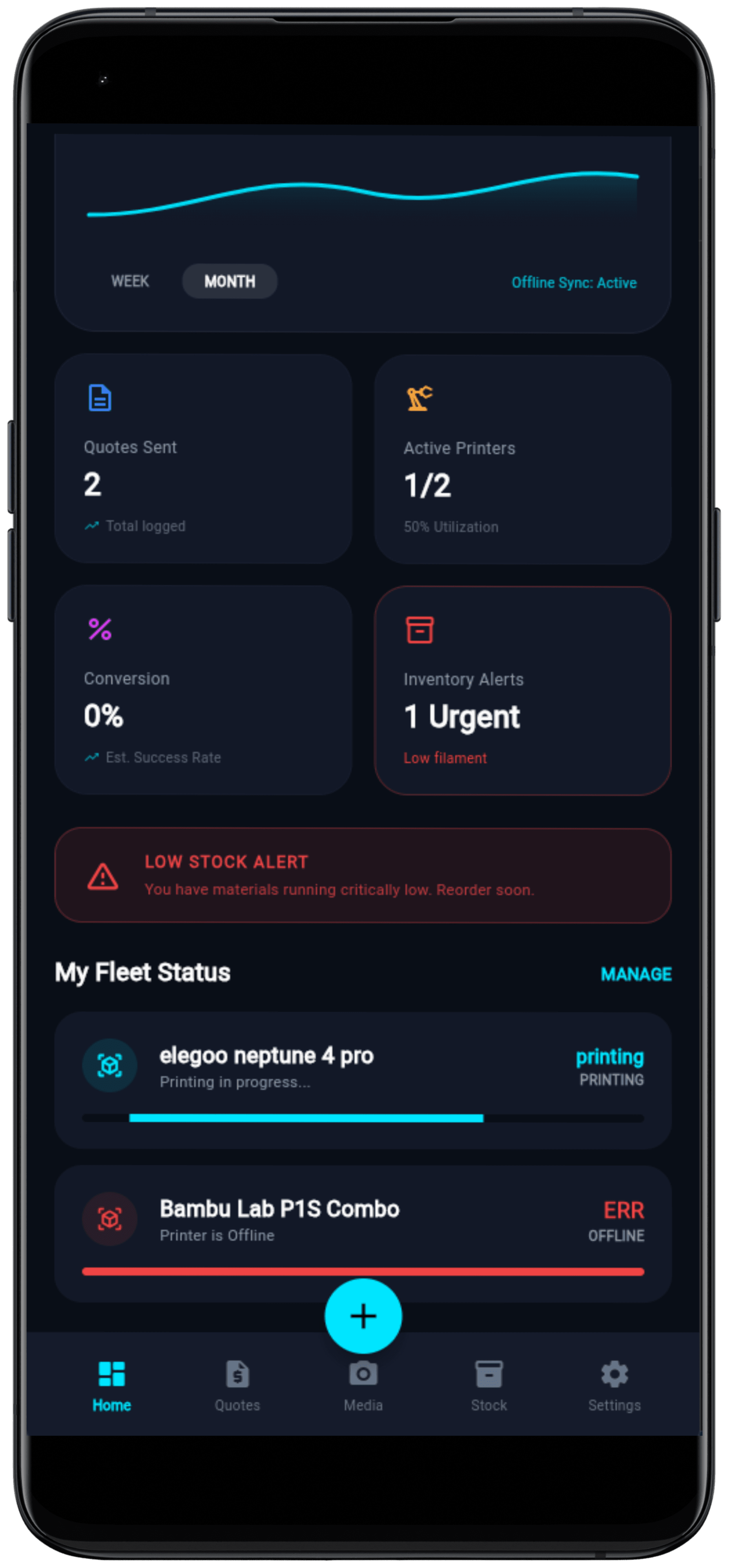 3D Print Pro: Cost & Fleet Manager screenshot 16