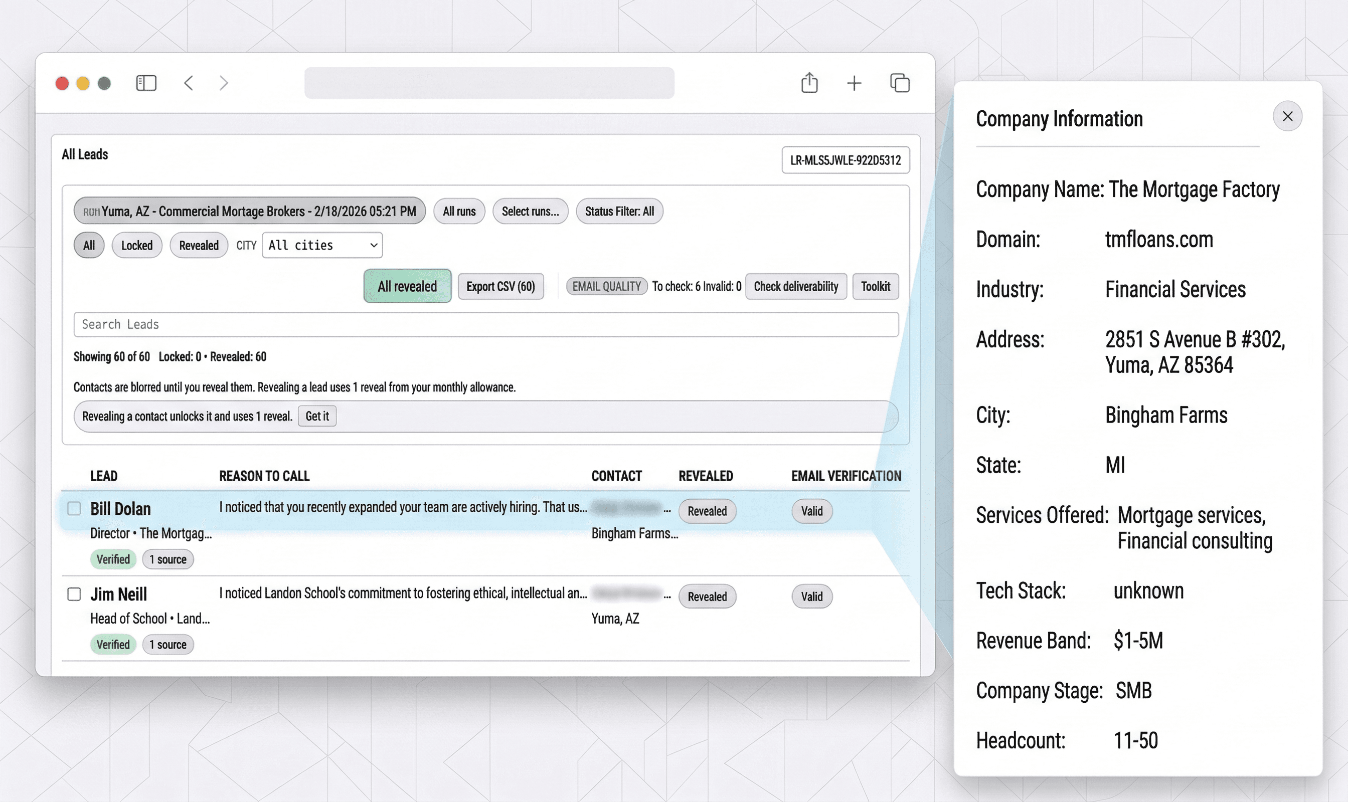 Prospect Engine screenshot 5