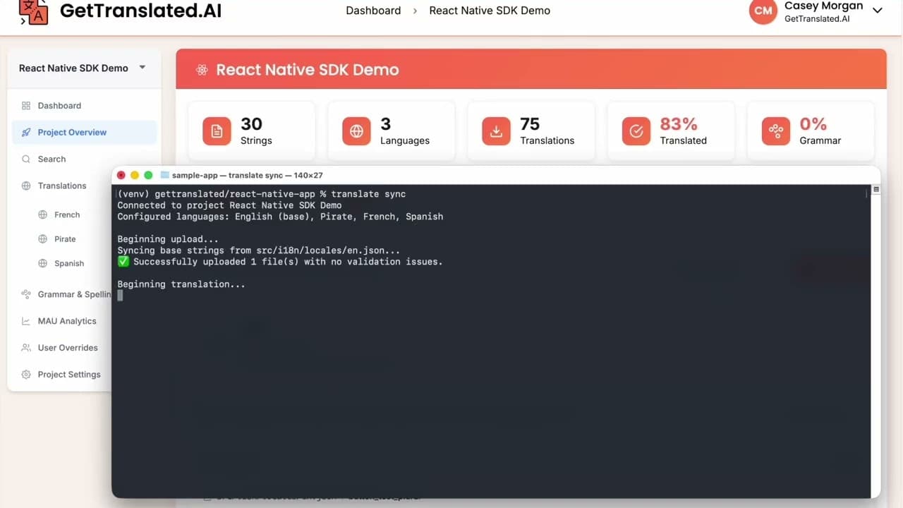 GetTranslated.AI screenshot 1