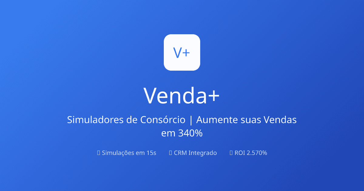 Venda+ CRM de Consórcio screenshot 2