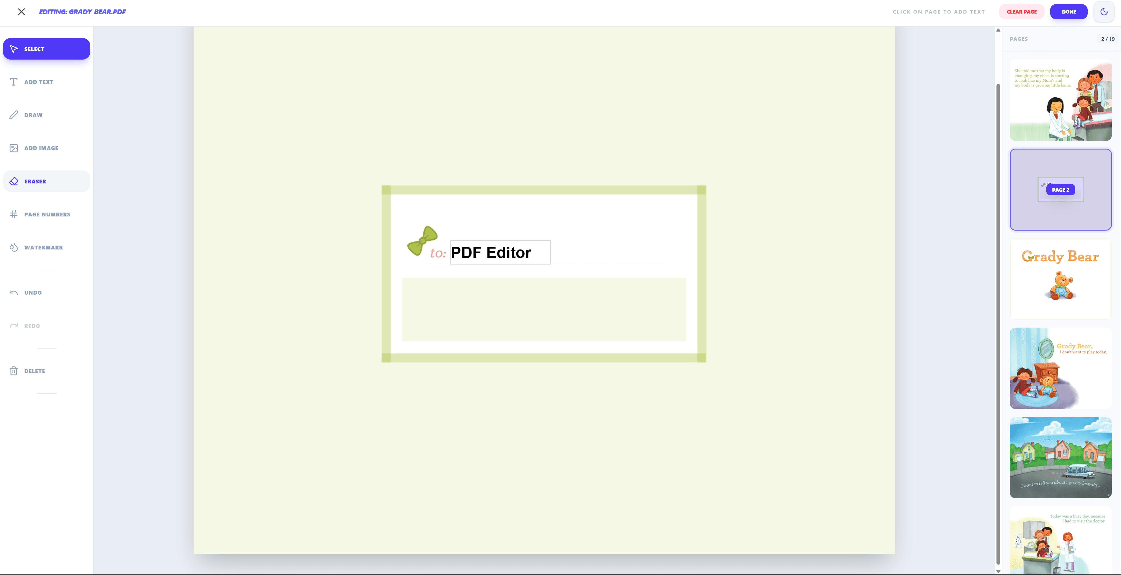 PDF Editor screenshot 10