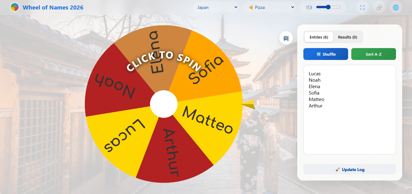 Wheel of Names 2026 screenshot 3
