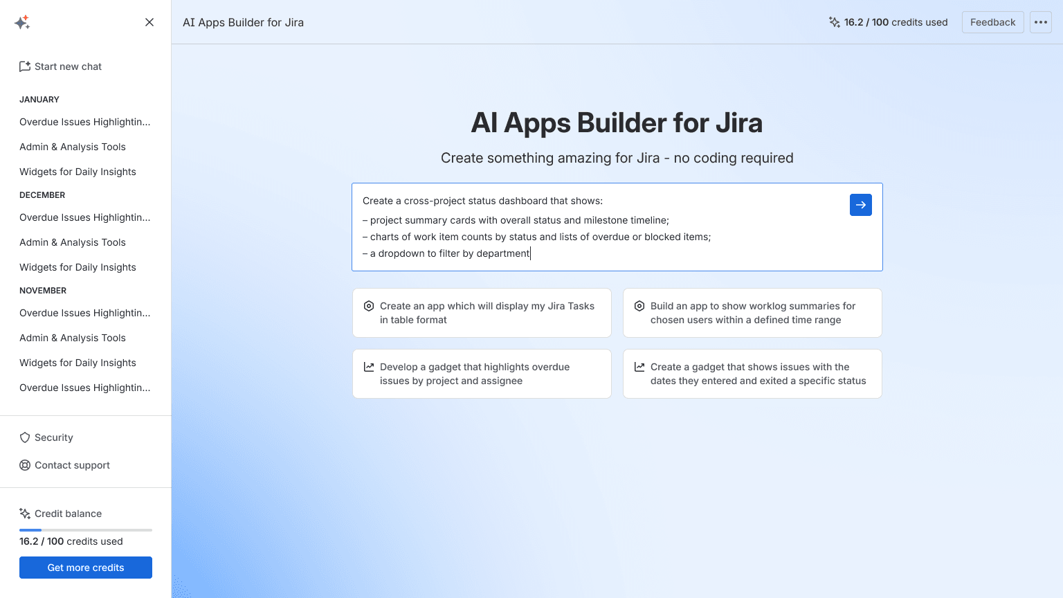 AI Apps Builder for Jira screenshot 1