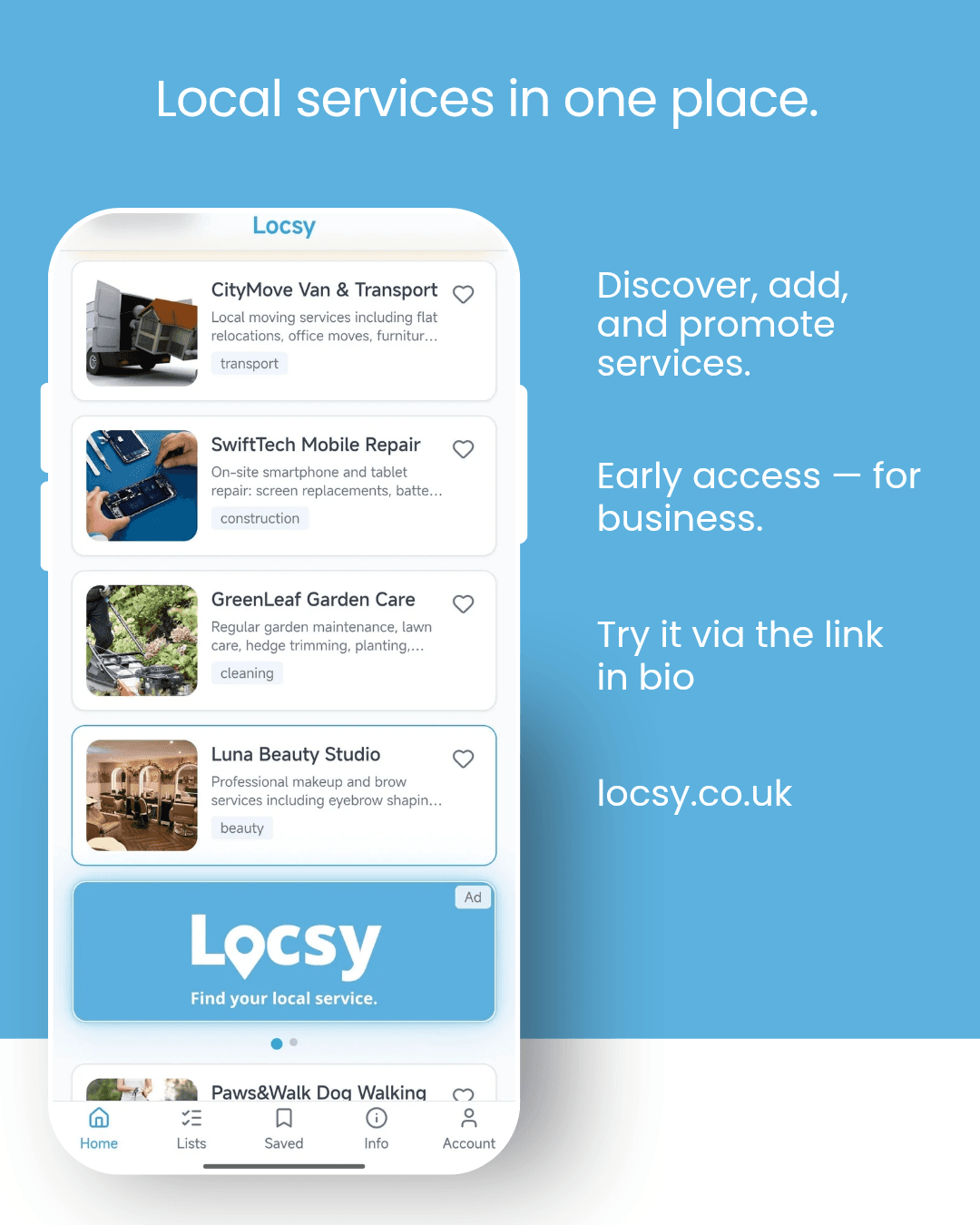 Locsy screenshot 2