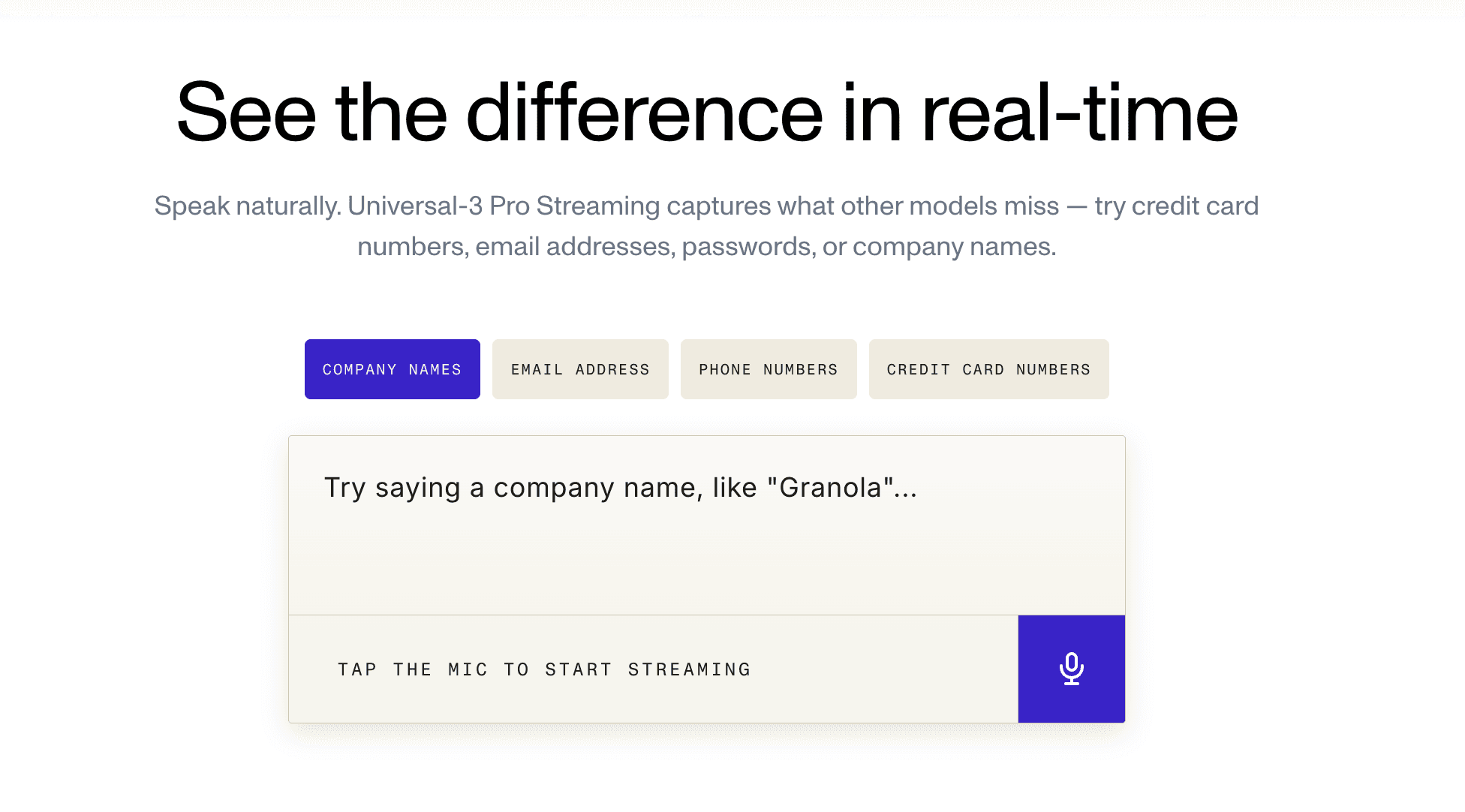 AssemblyAI: Universal-3 Pro Streaming screenshot 3