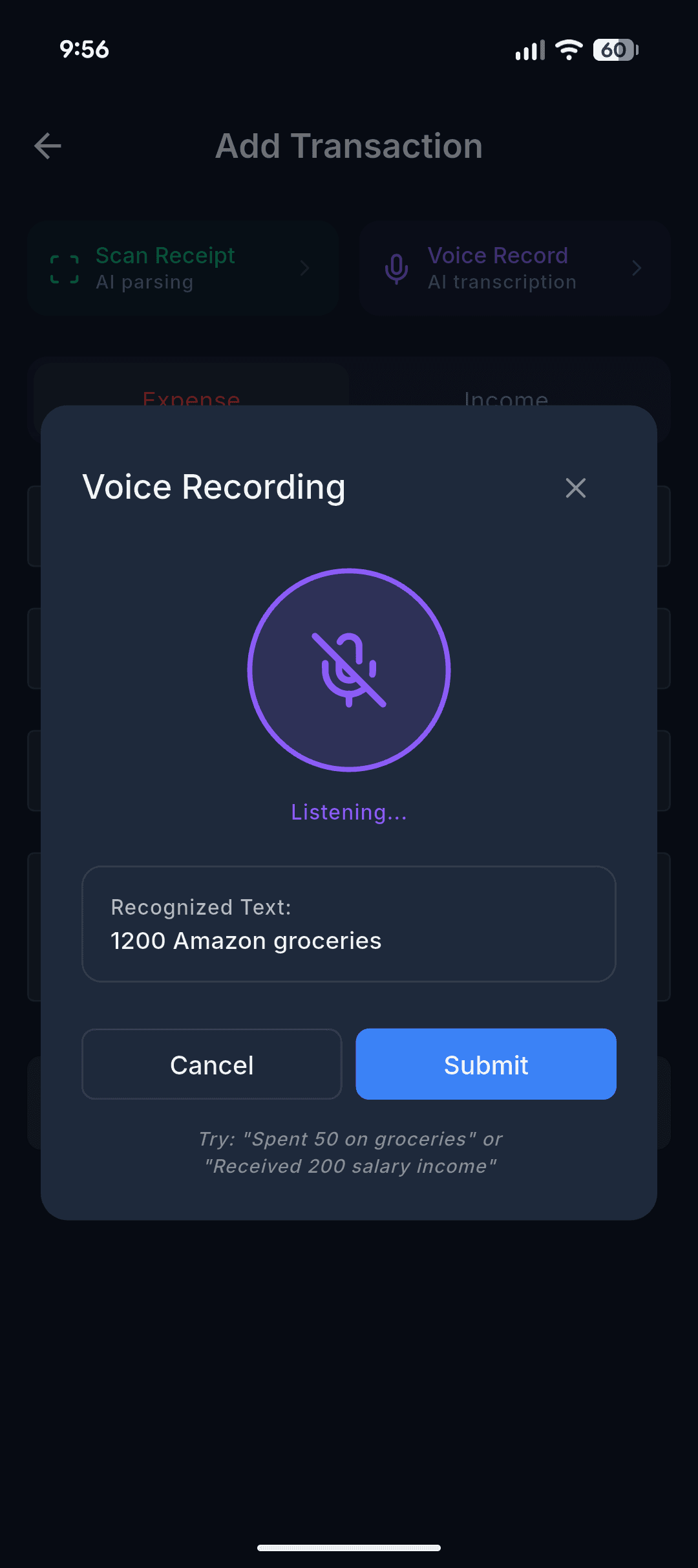 MoneyMinder | AI Expense Tracker screenshot 3