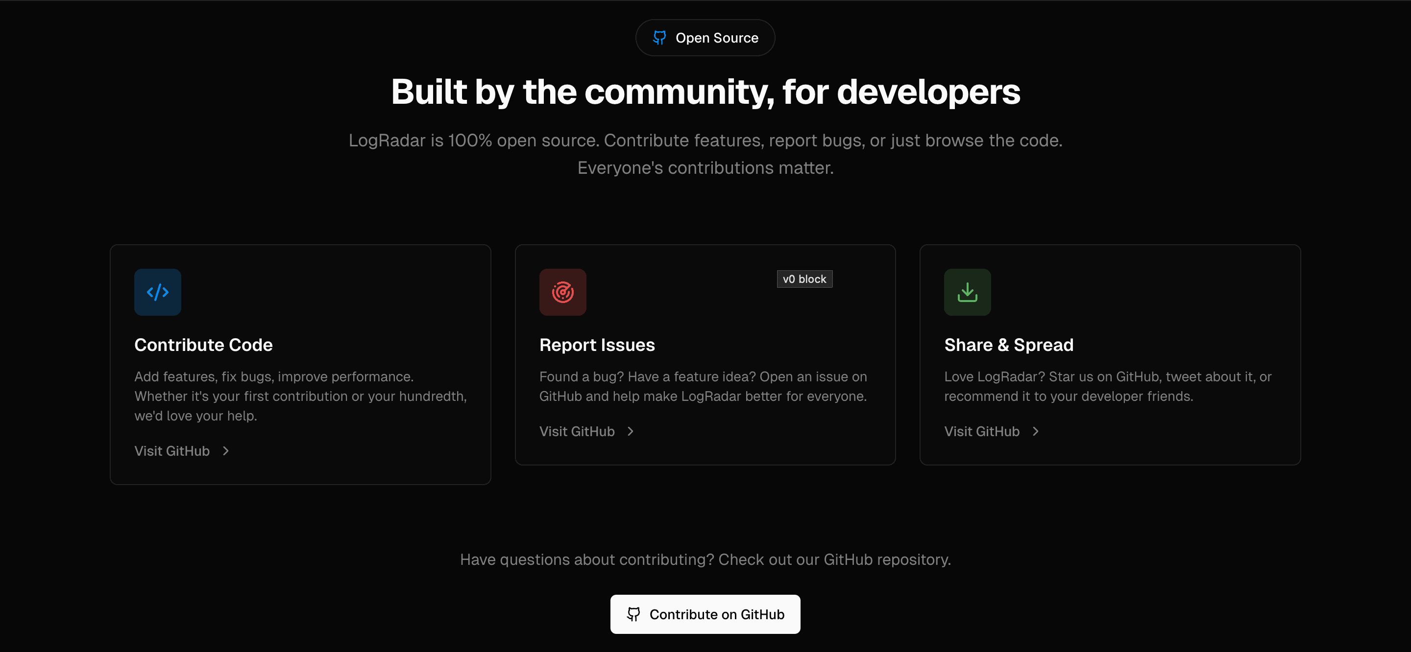 LogRadar screenshot 2