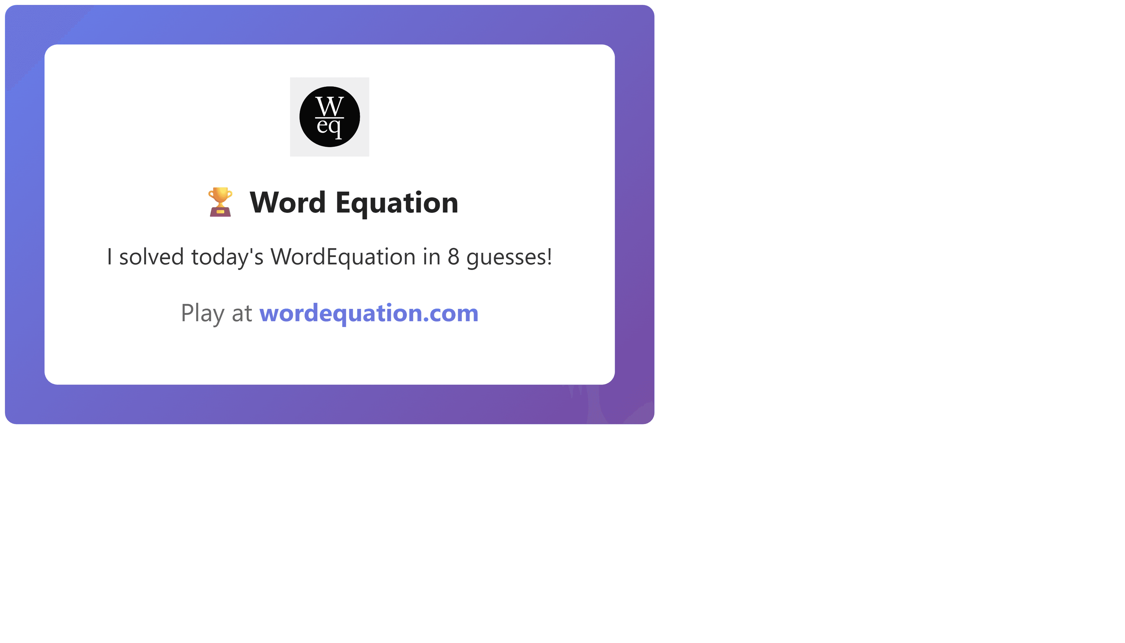 Word Equation screenshot 3