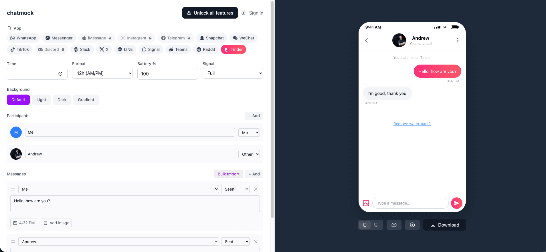 Chatmock screenshot 3