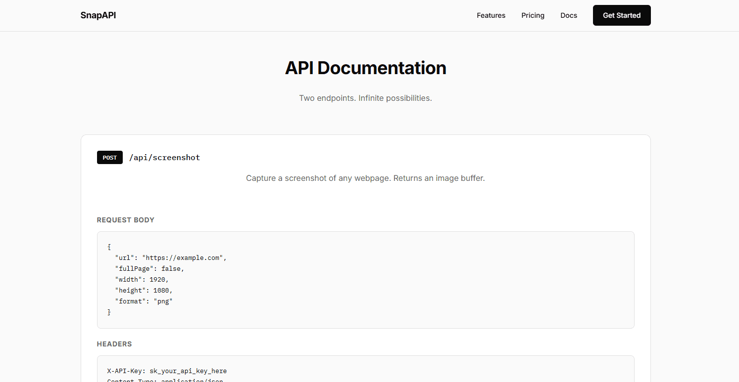 SnapAPI screenshot 4