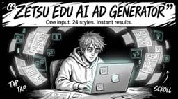 ZETSU EDU AI AD GENERATOR