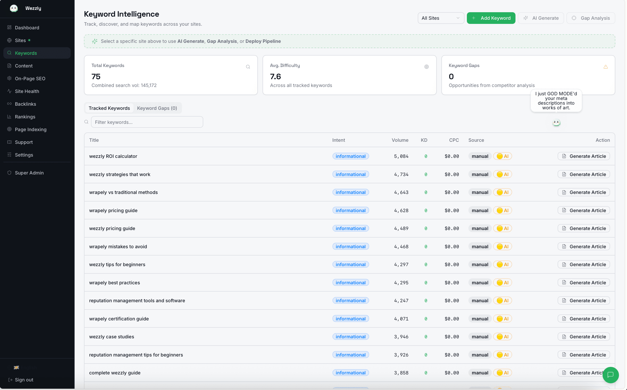 OpenClaw For SEO = SEO ON GOD MODE screenshot 3
