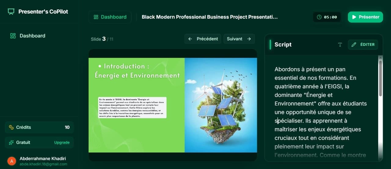 Presenter's CoPilot screenshot 2