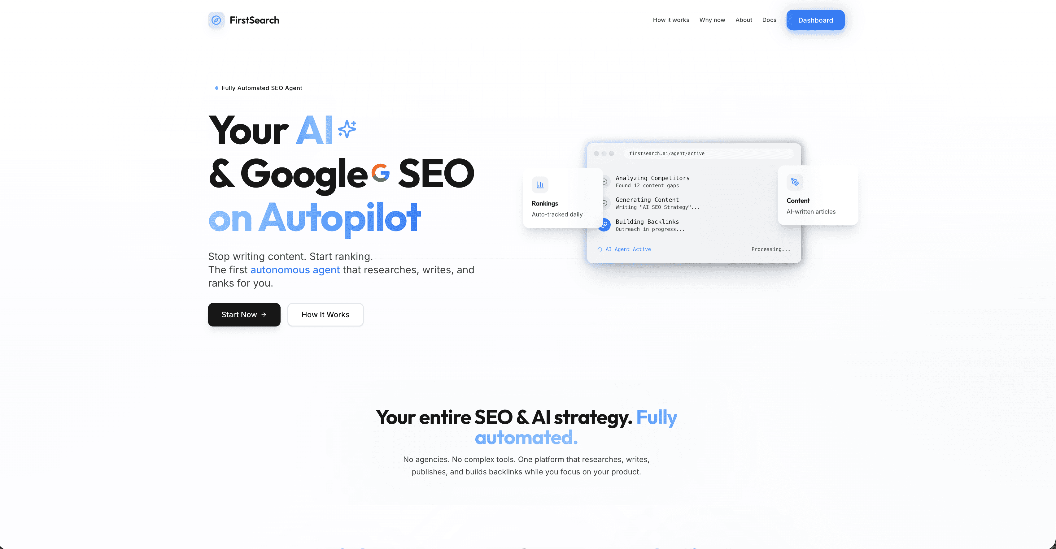 FirstSearch.AI screenshot 1