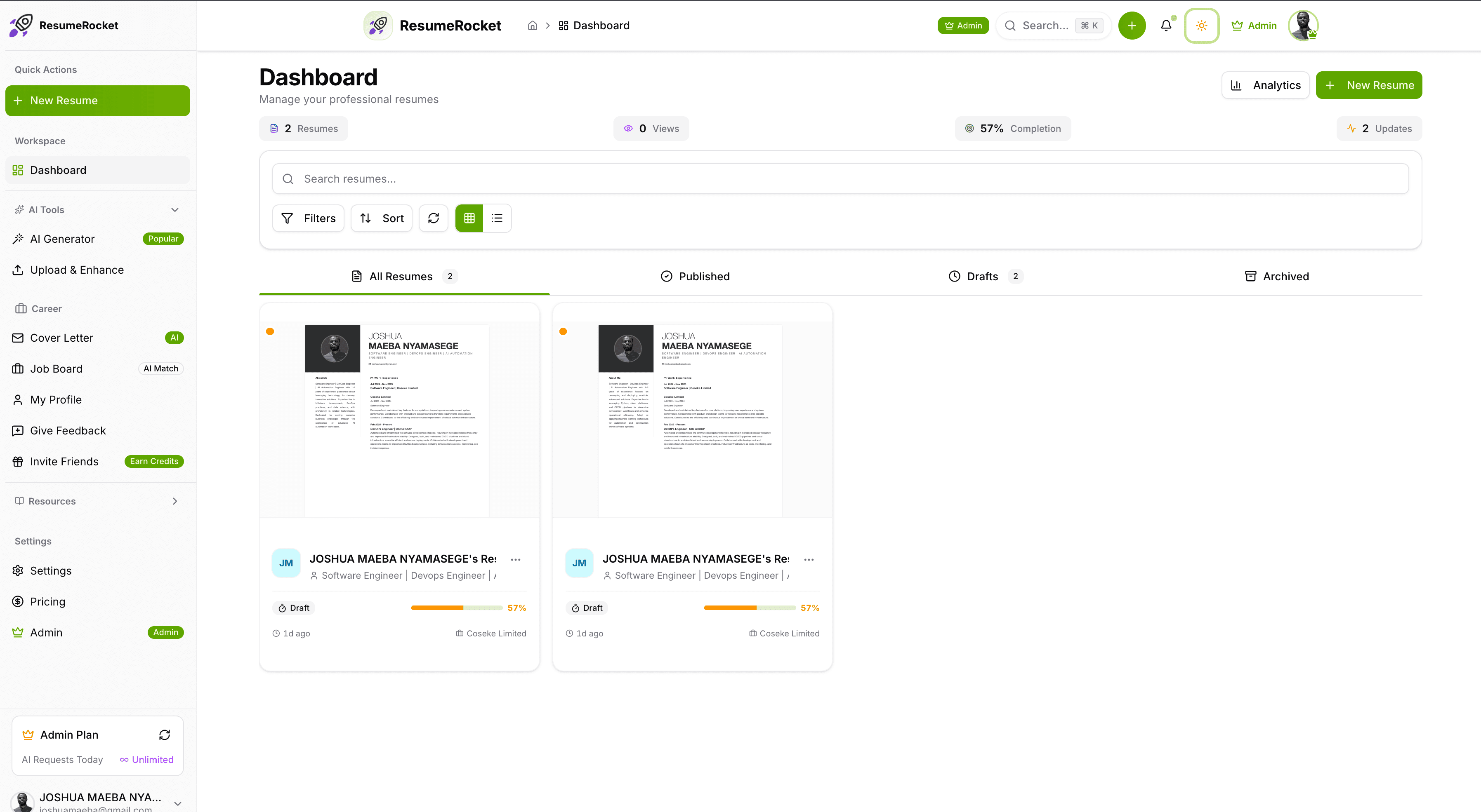 ResumeRocket screenshot 4