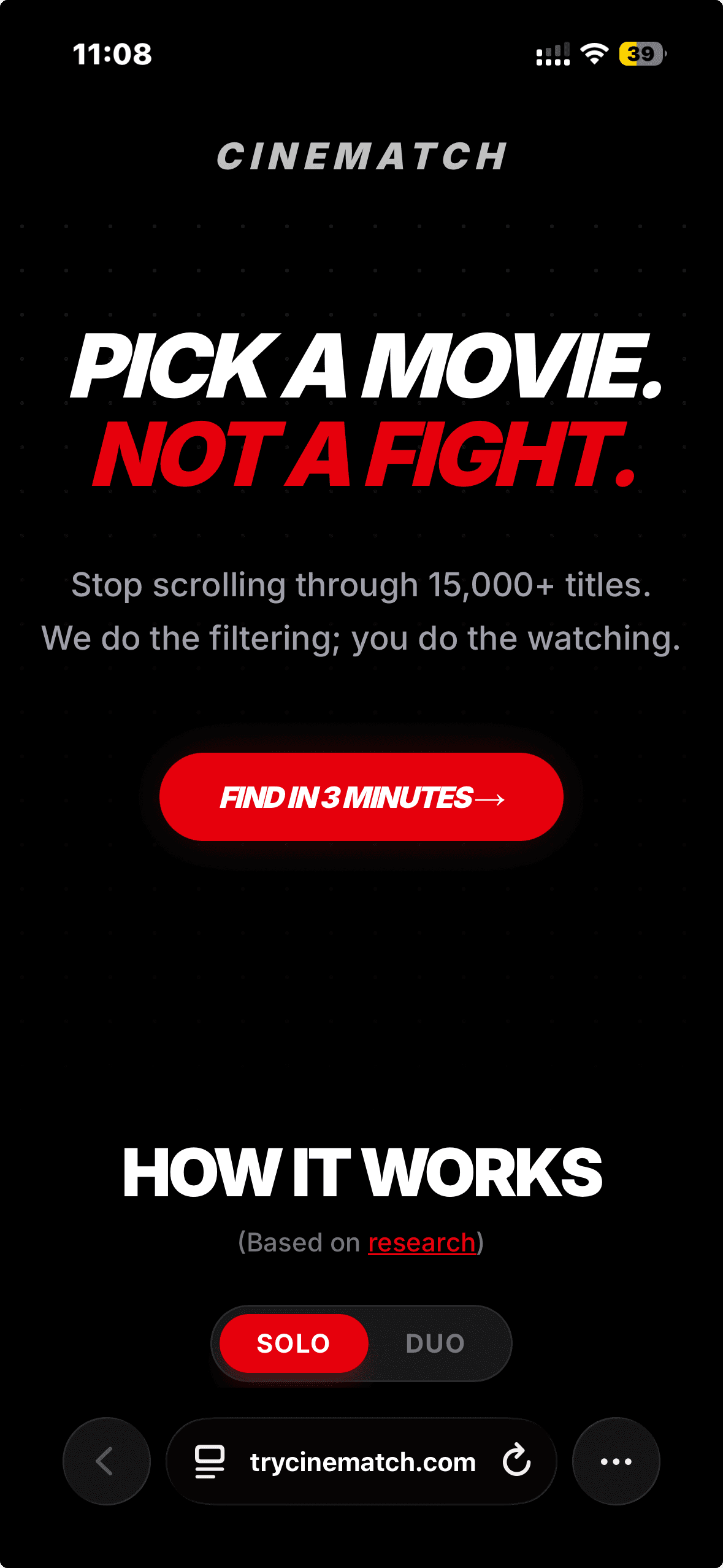 CineMatch screenshot 2