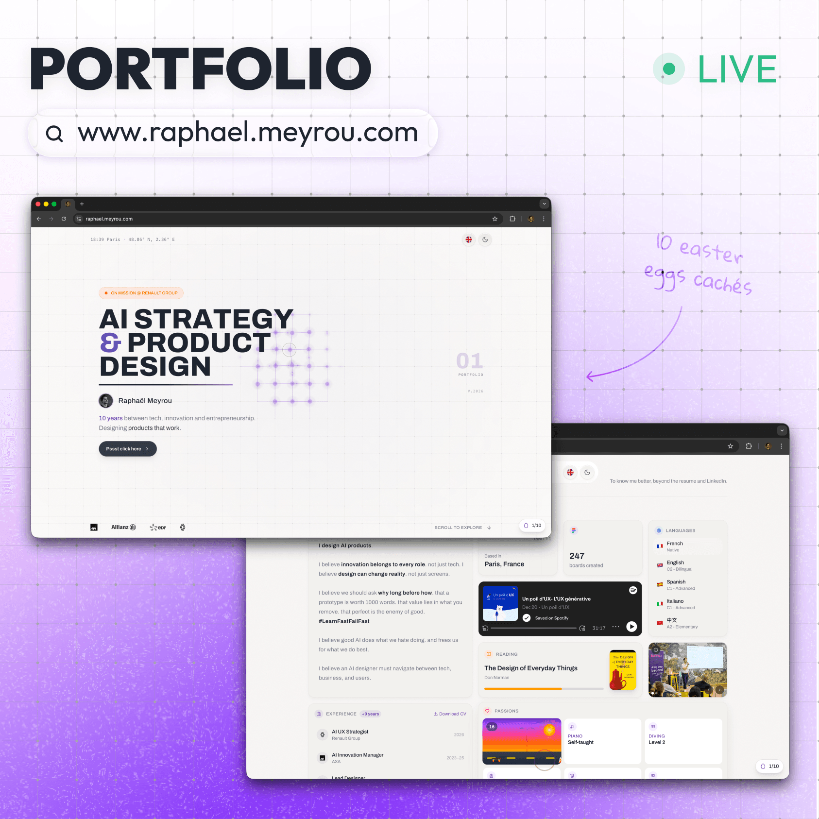 Raphaël Meyrou Portfolio – AI Strategy screenshot 1