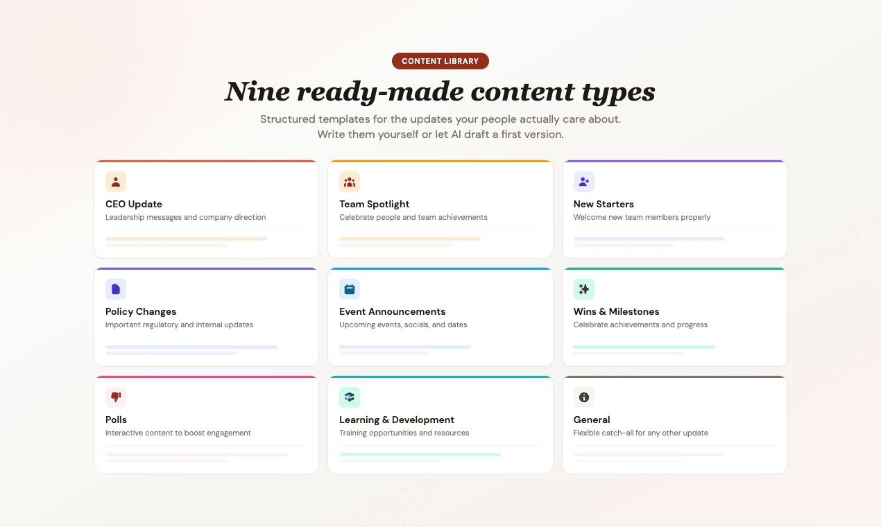 Internal Newsletter screenshot 6