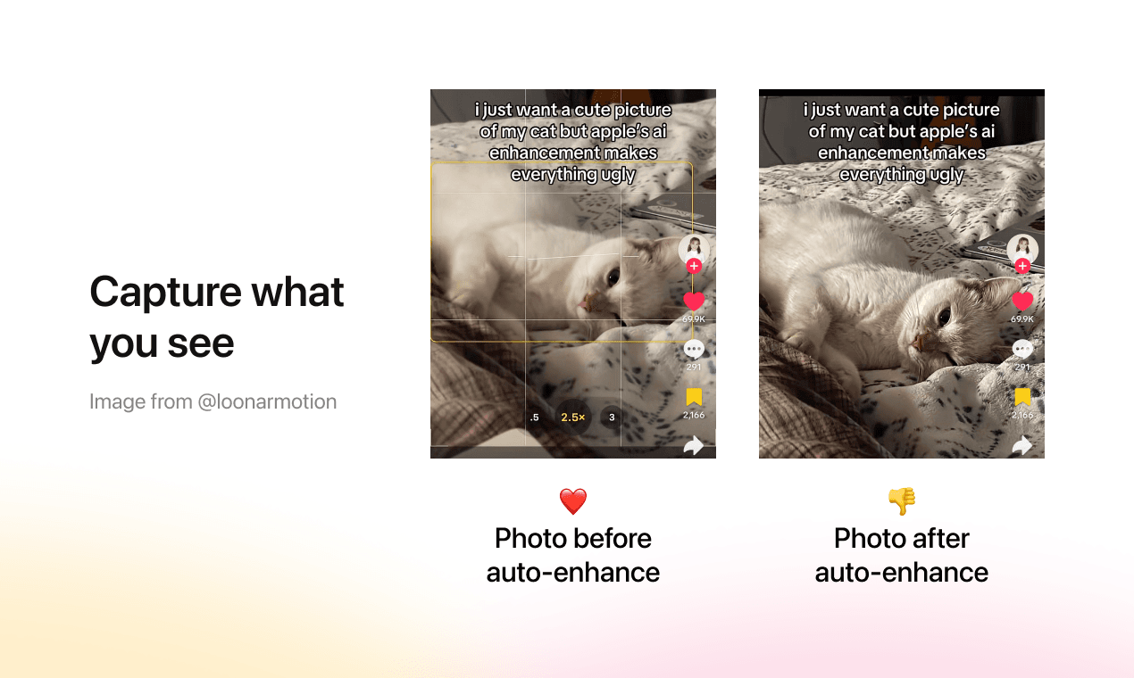 Unenhanced screenshot 2