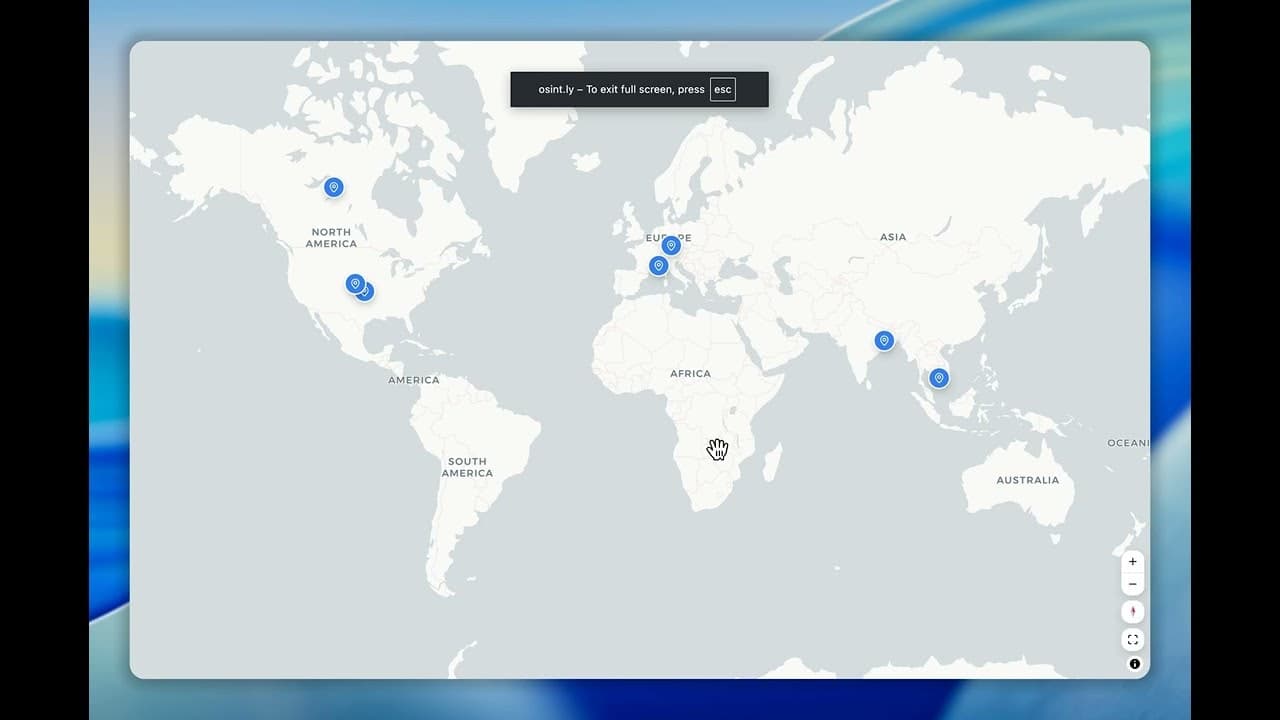 Osintly screenshot 1