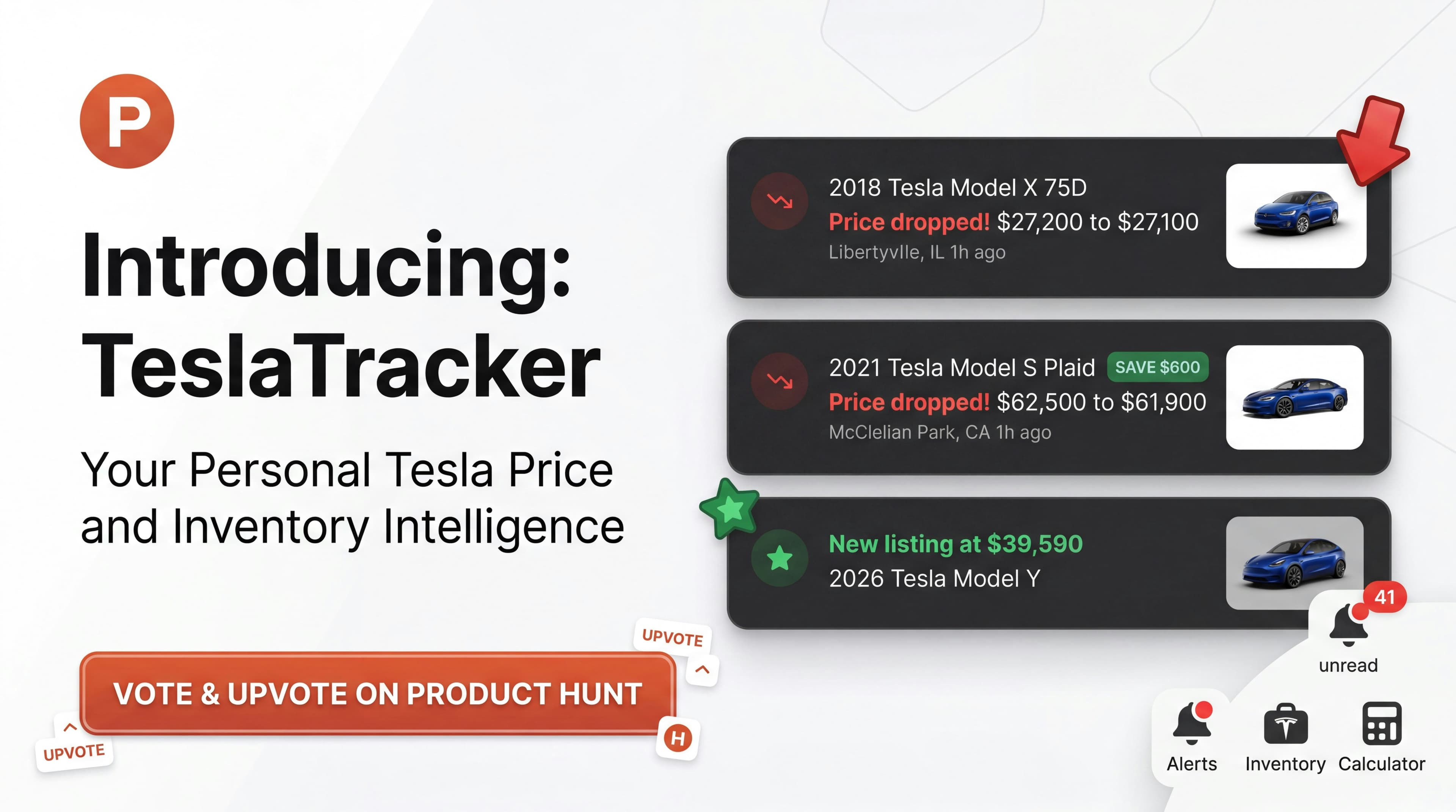 TeslaTracker screenshot 2