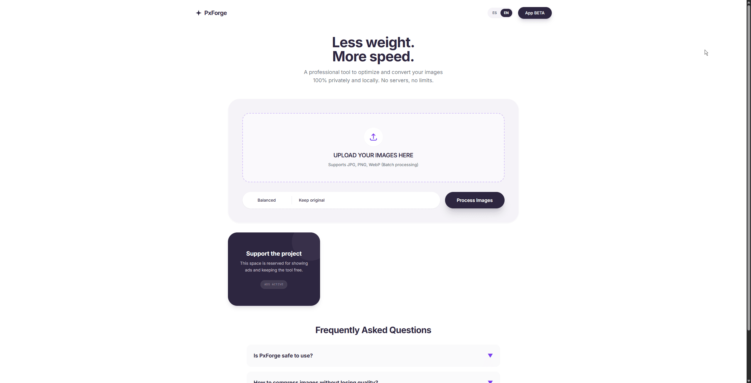PxForge screenshot 1