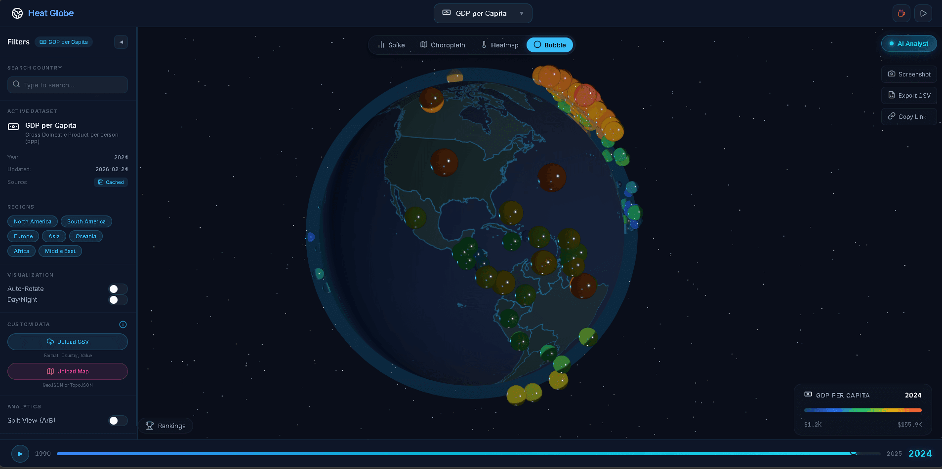 Heat Globe screenshot 5