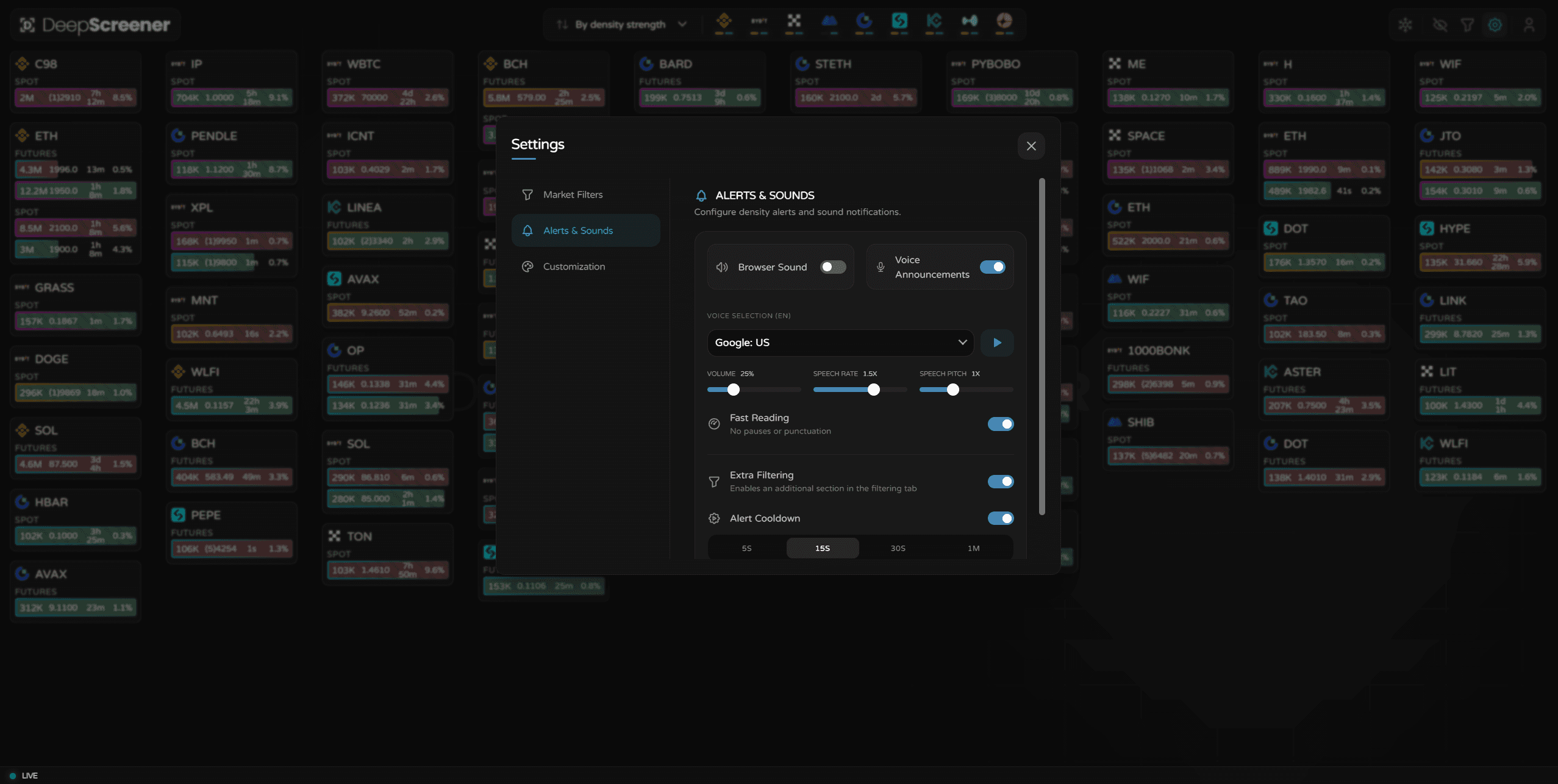 DeepScreener screenshot 5