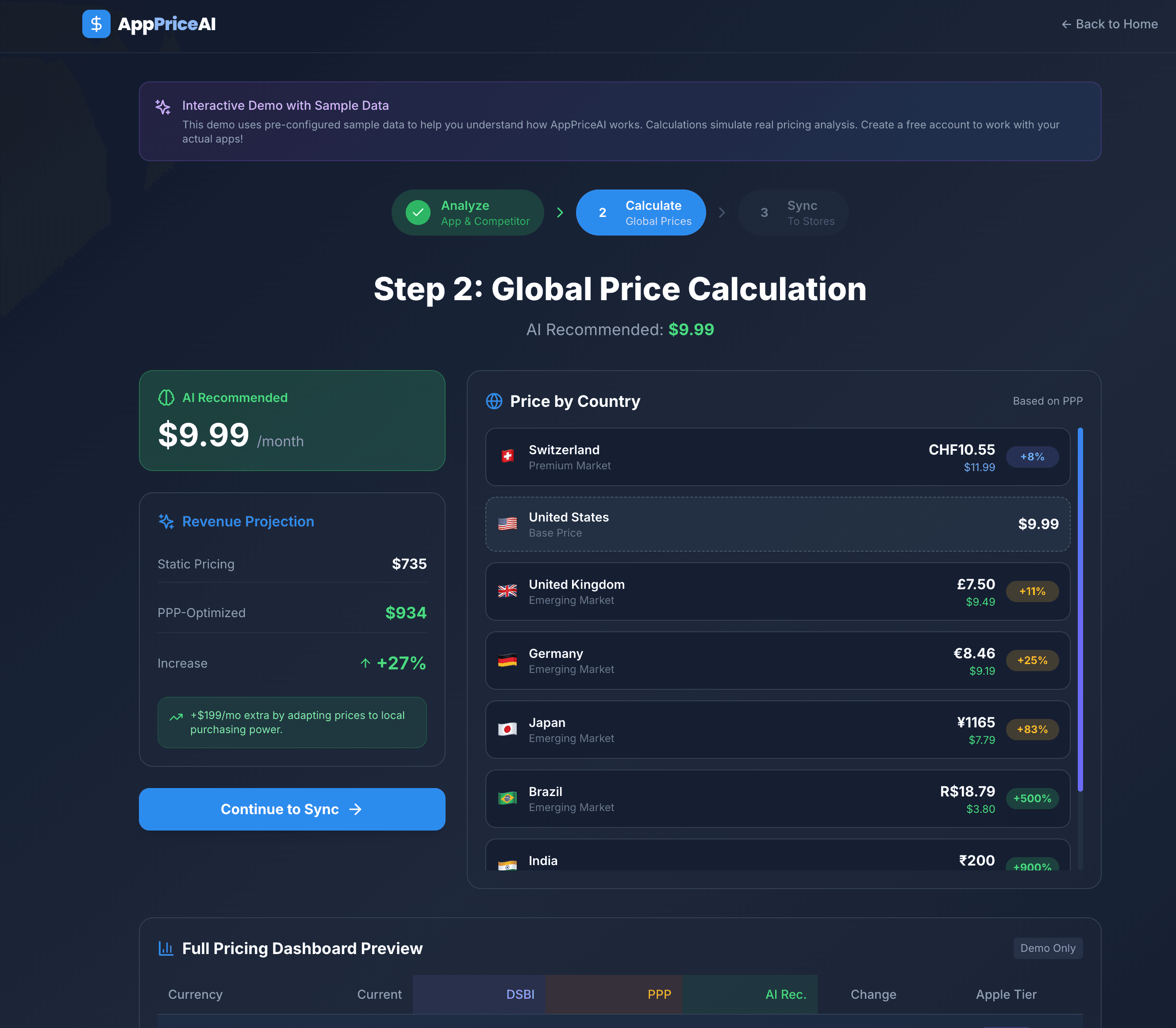 AppPriceAI screenshot 2