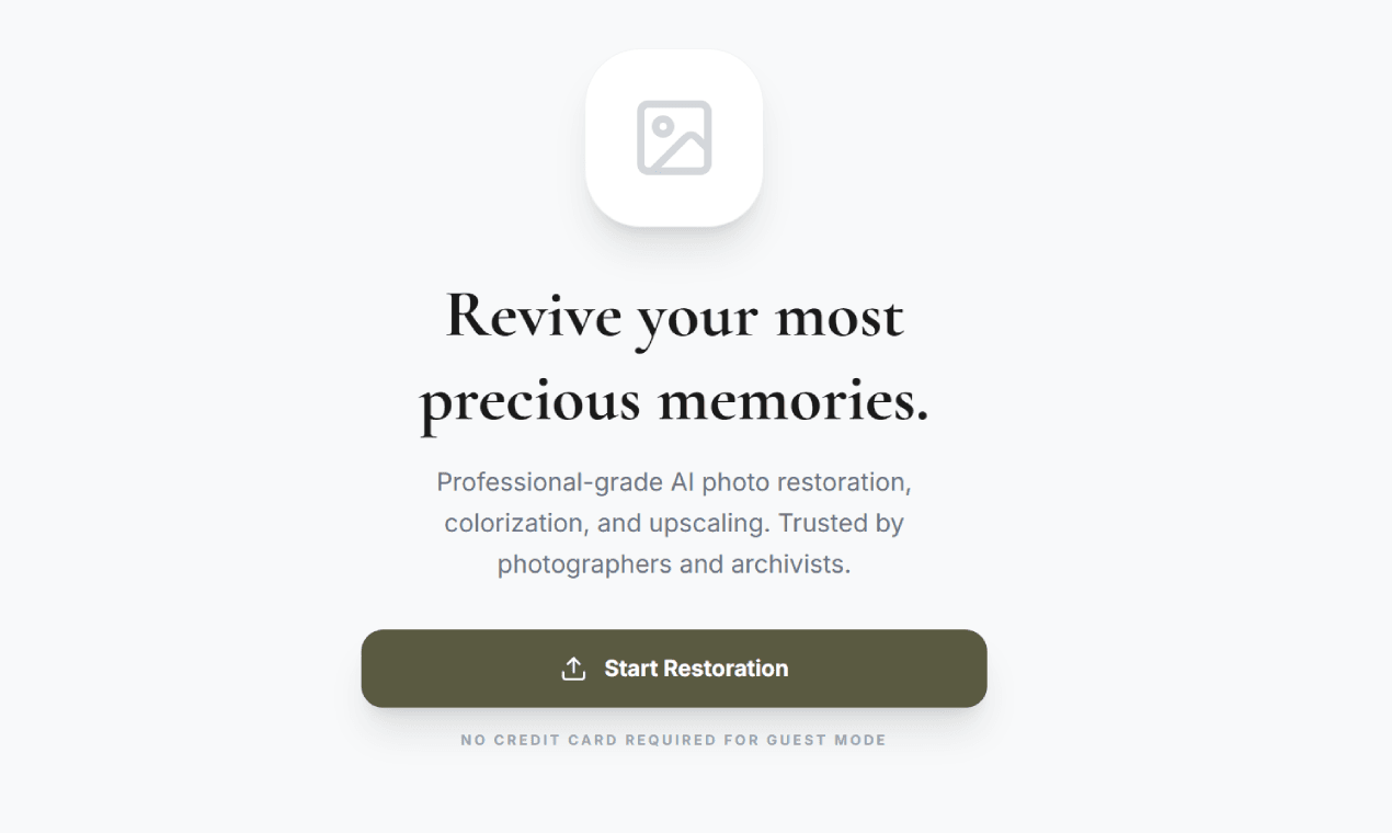 PhotoRestore AI screenshot 1