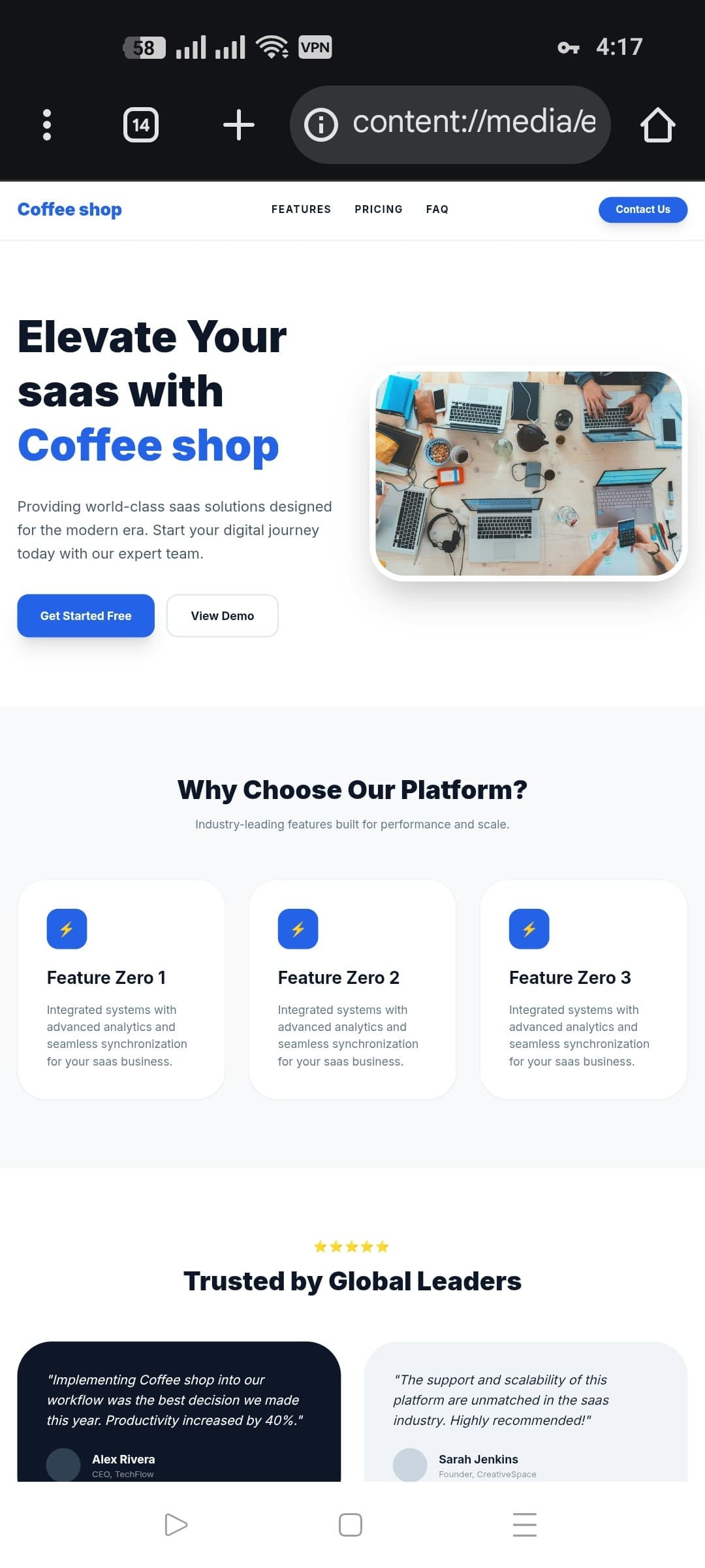 AI Landing Page Generator screenshot 6