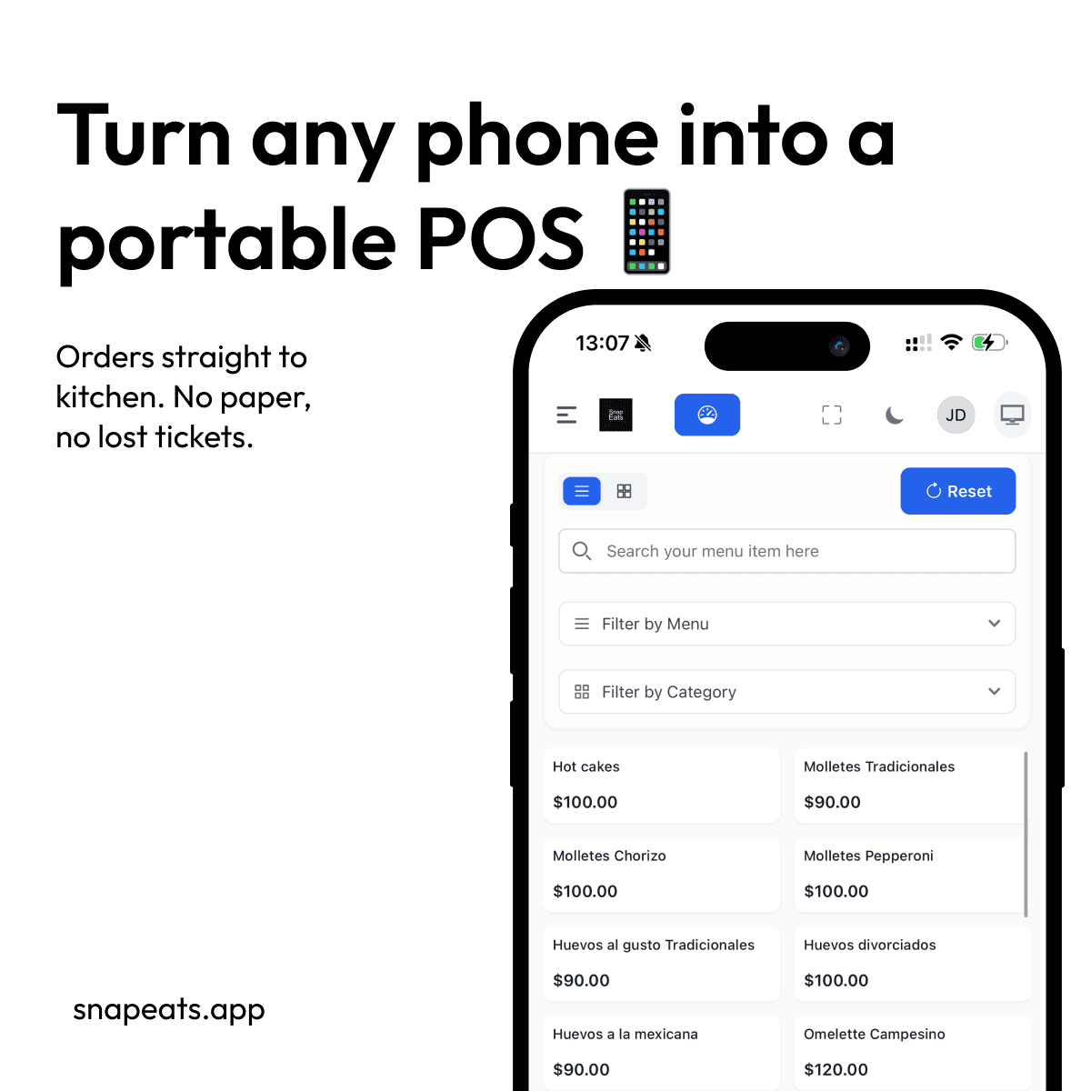 Snap Eats - Restaurant platform screenshot 2