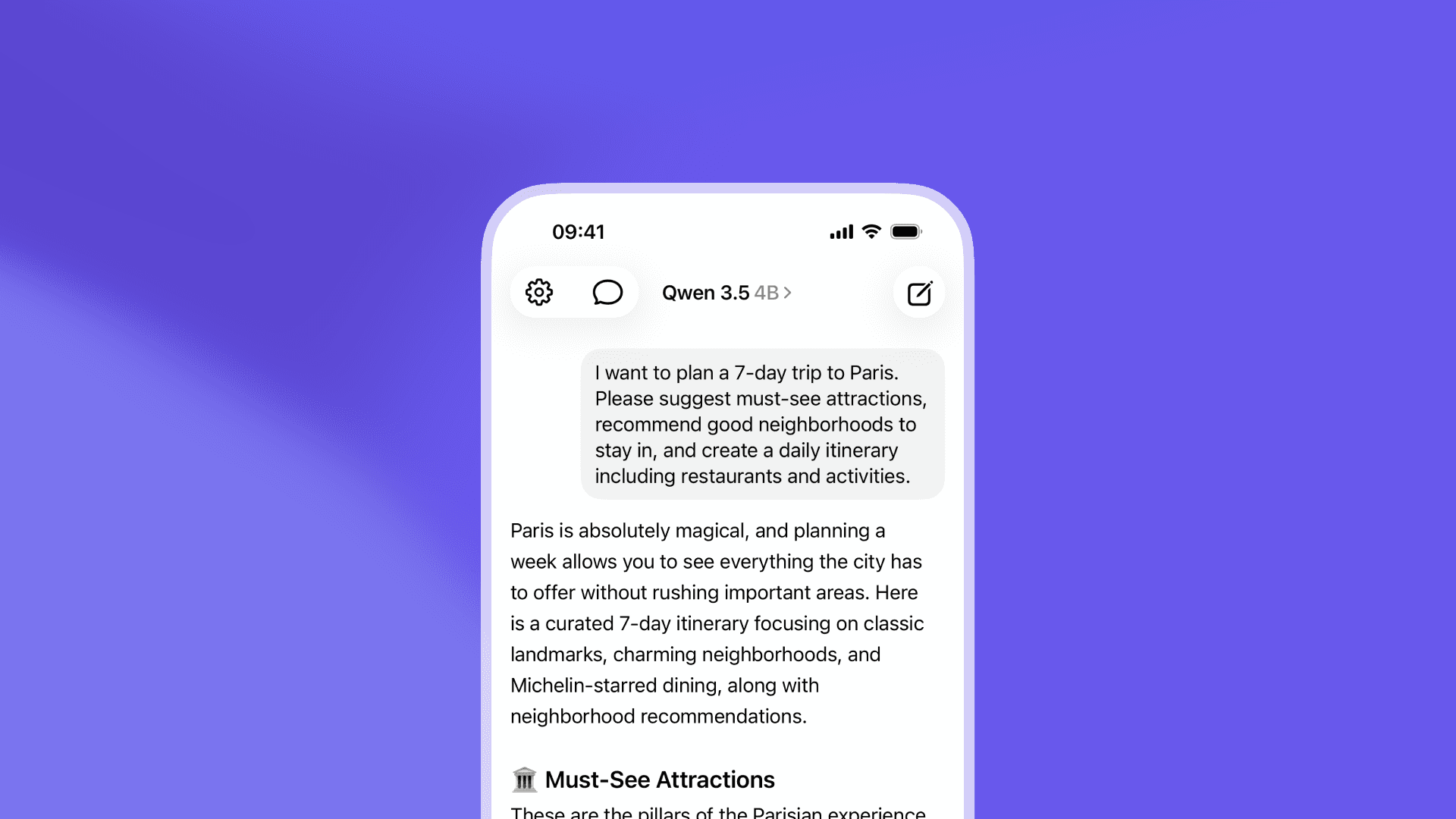 Locally AI + Qwen screenshot 4