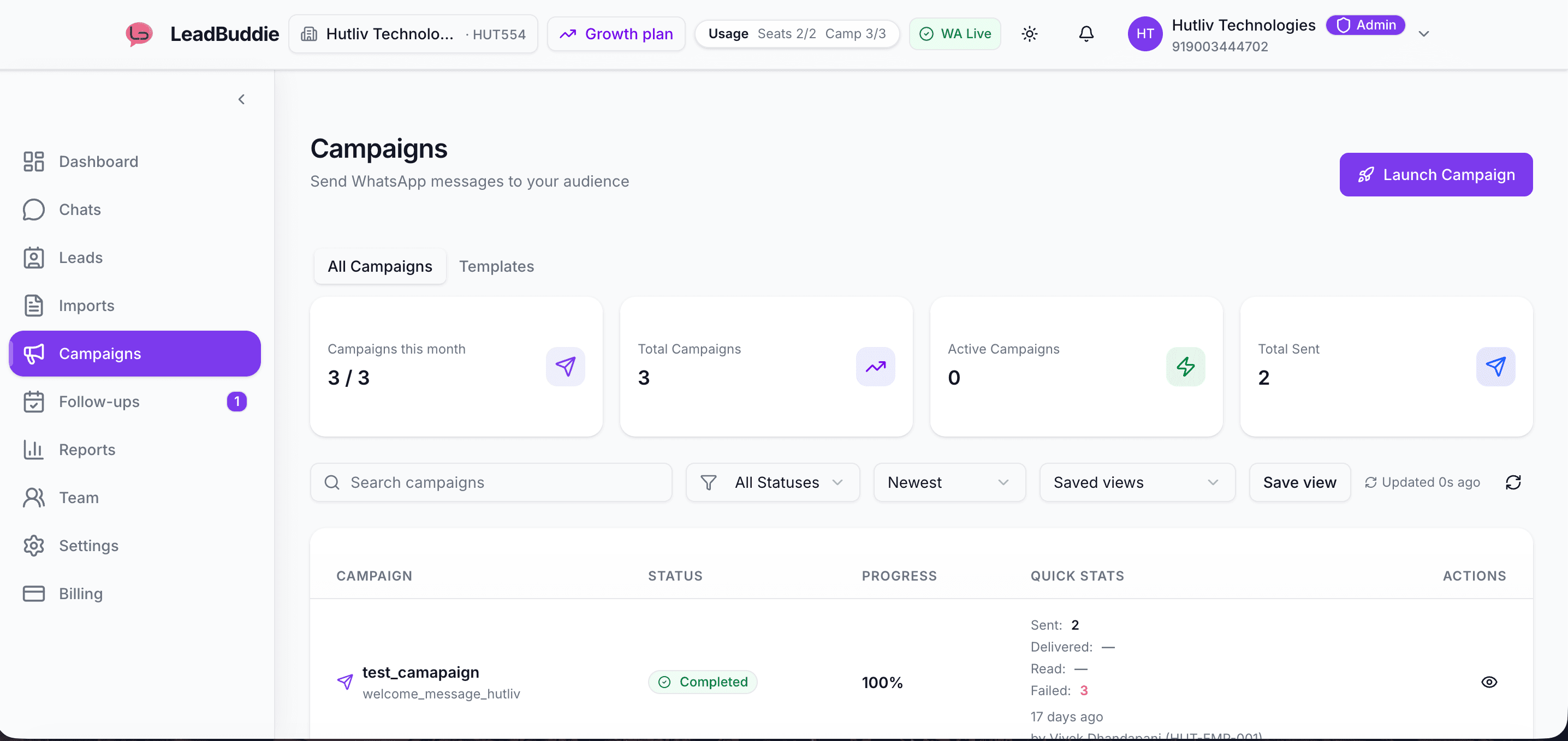 LeadBuddie screenshot 1