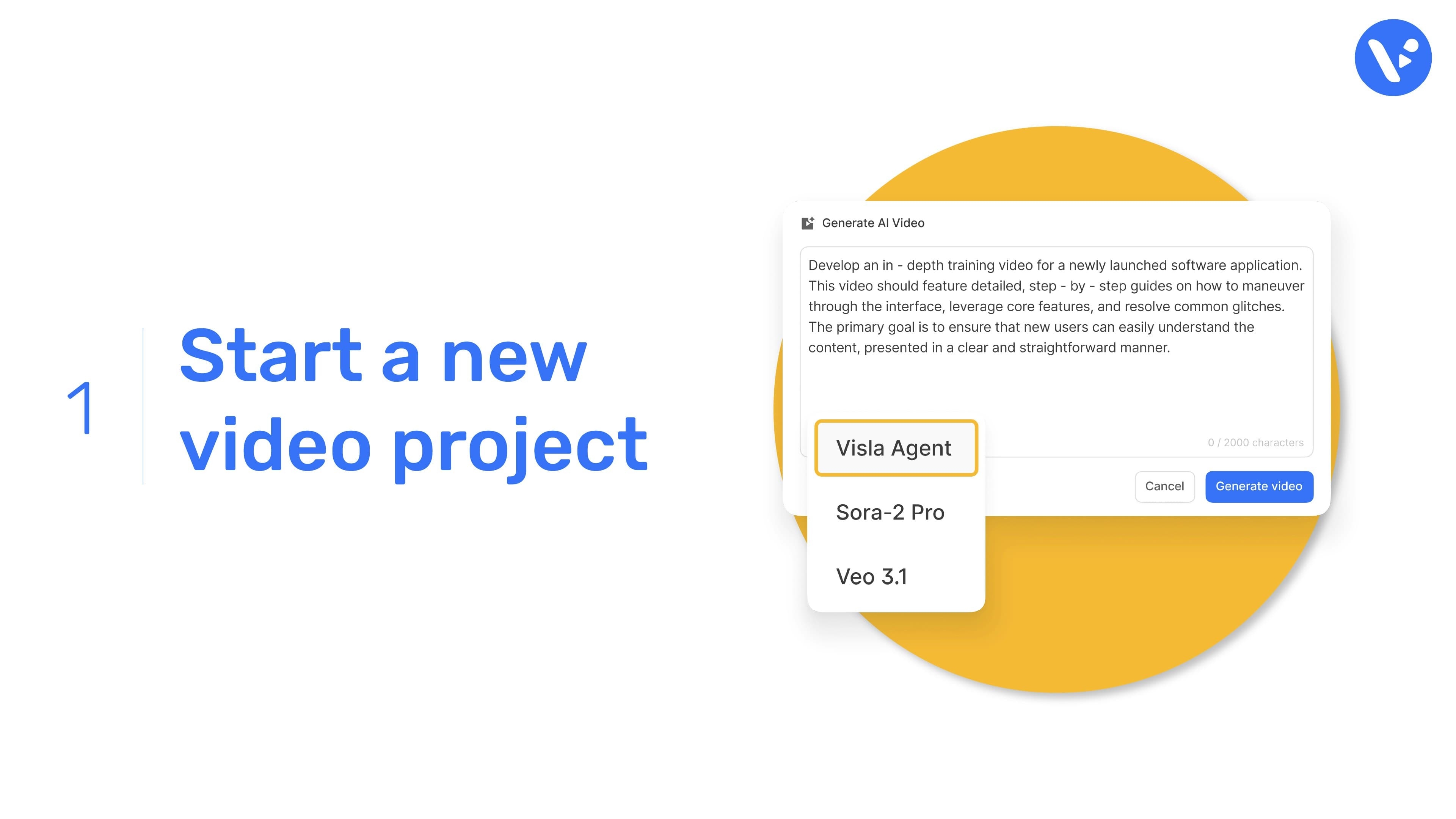 Visla AI Director Mode screenshot 3