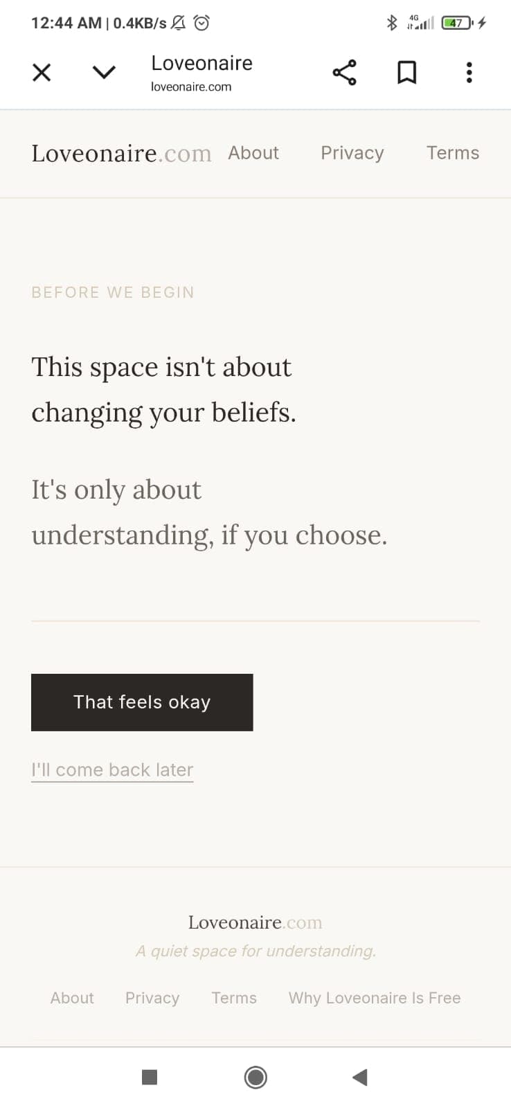 Loveonaire.com screenshot 3