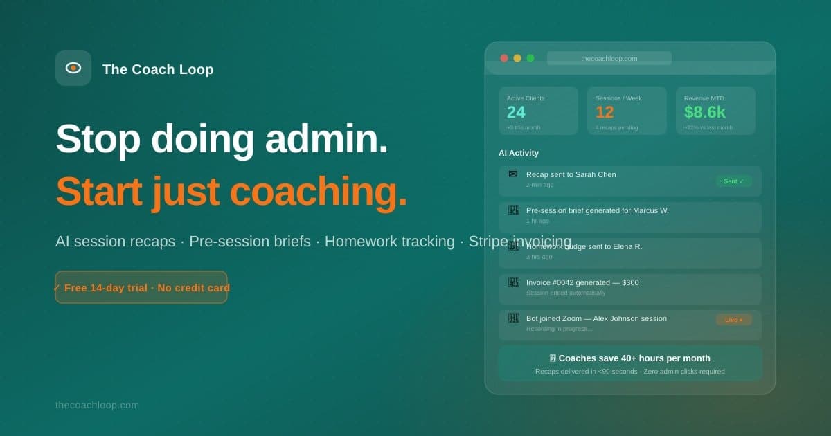 The Coach Loop screenshot 1