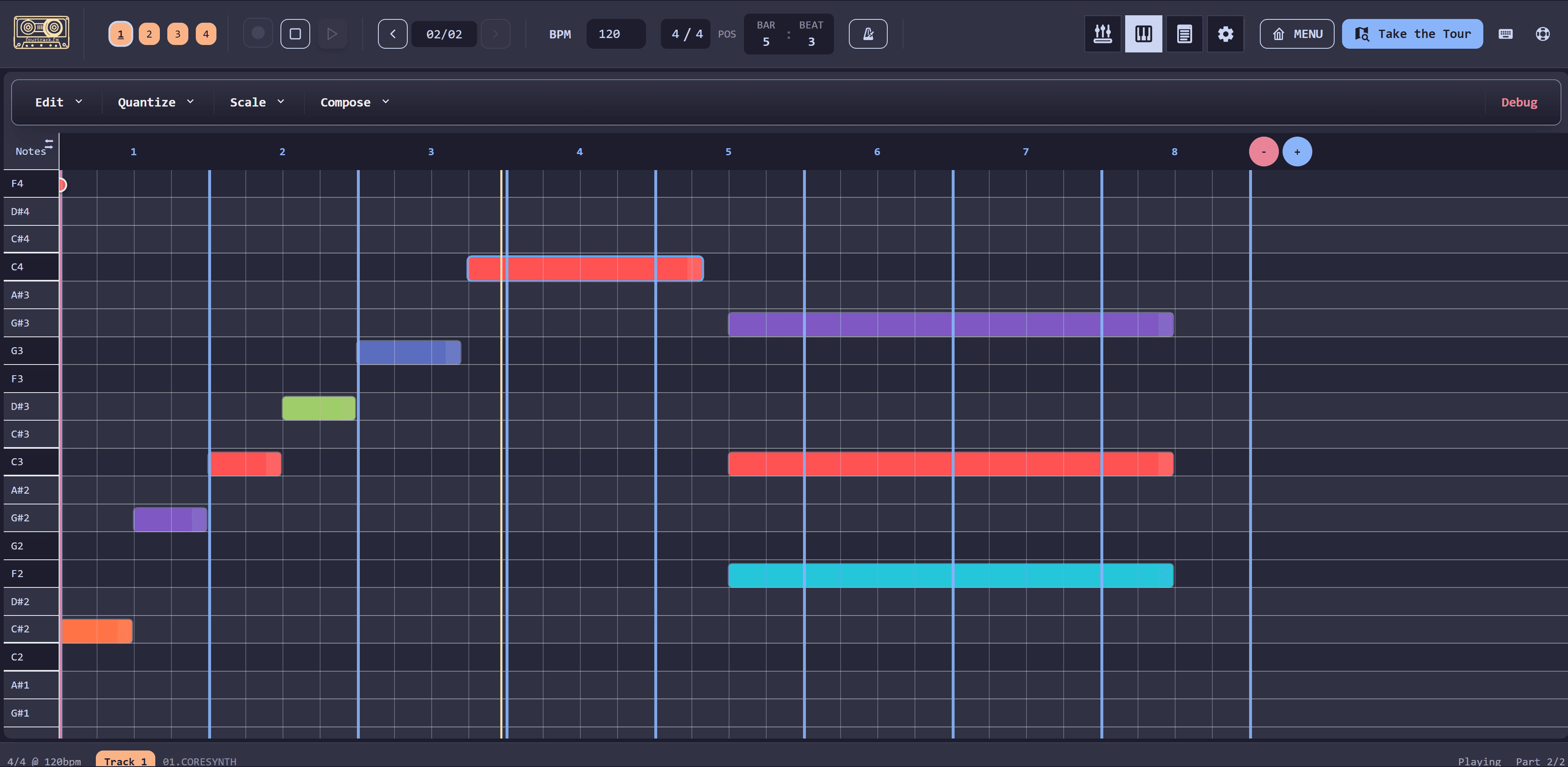 fourtrack.fm screenshot 3