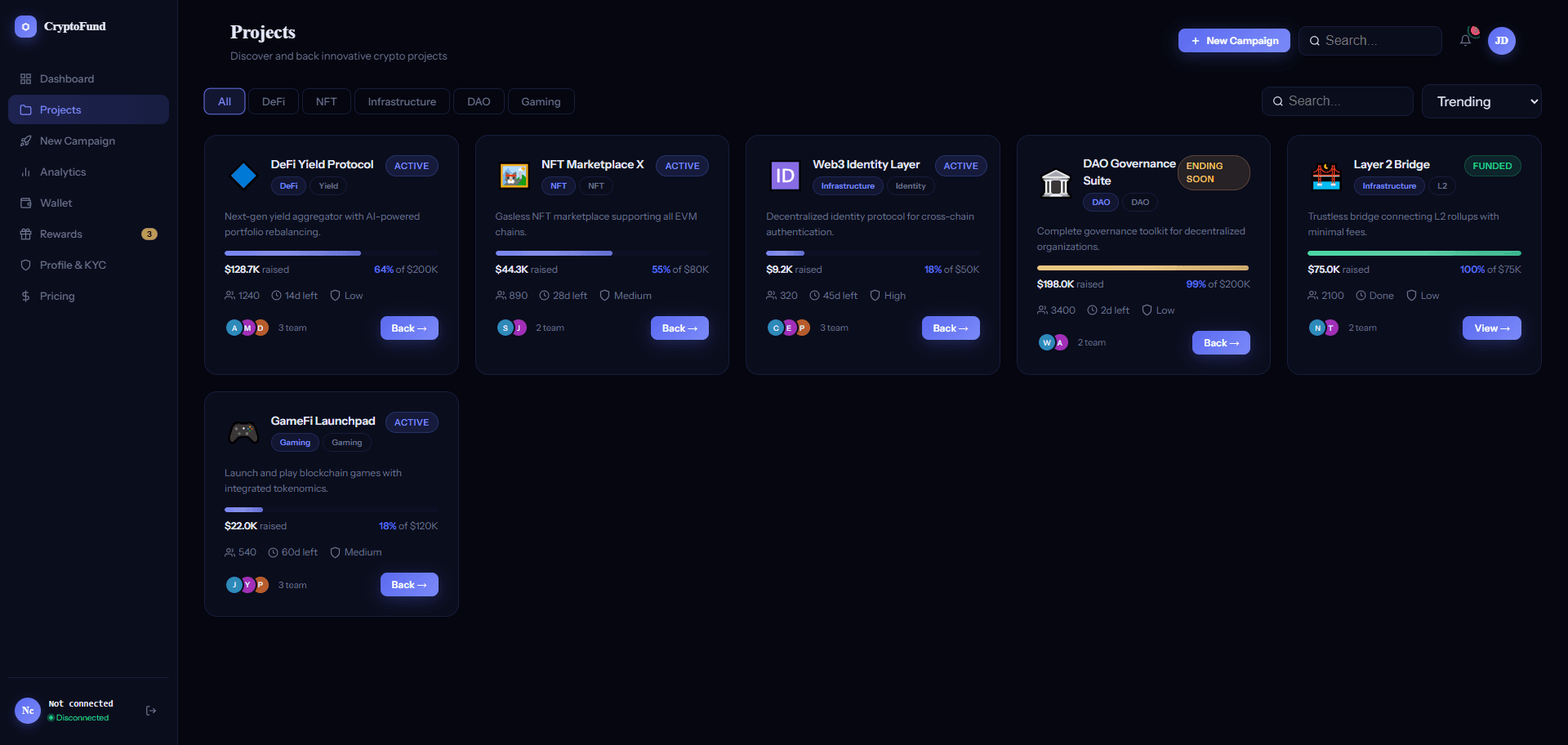 FundChain screenshot 4